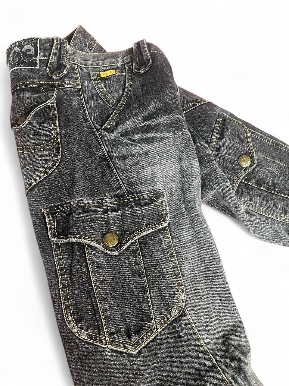 If Six Was Nine Flare jeans Lee multipocket cargo distressed denim twist leg Size US 30 / EU 46 - 8 Thumbnail