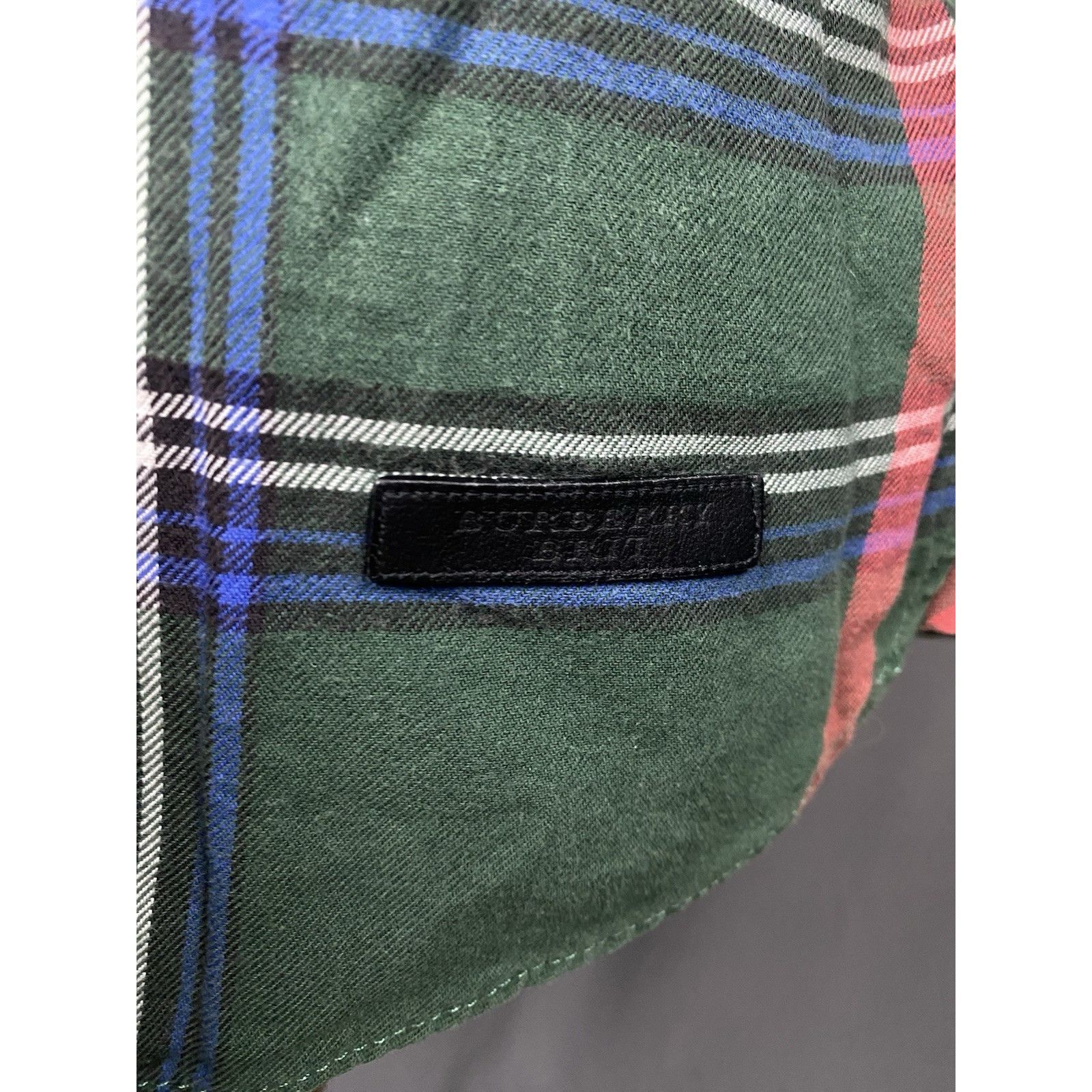 Burberry Burberry Brit Nova Check Men's Green Checked Longsleeve Flan Size US XL / EU 56 / 4 - 8 Thumbnail