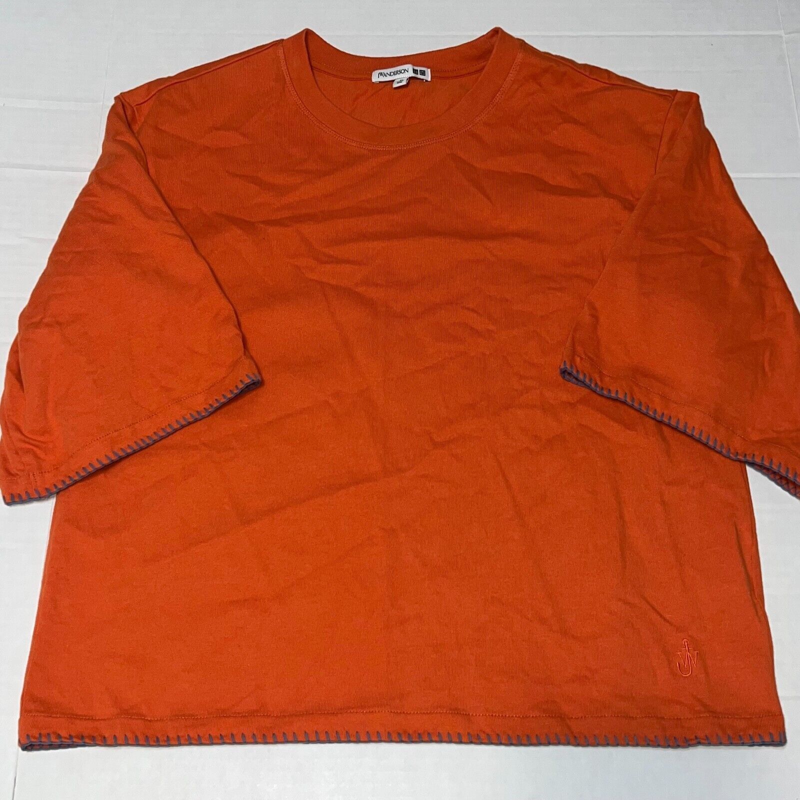 Uniqlo Uniqlo JW Anderson Women's Medium Blanket Orange Half Sleeve Size M / US 6-8 / IT 42-44 - 1 Thumbnail