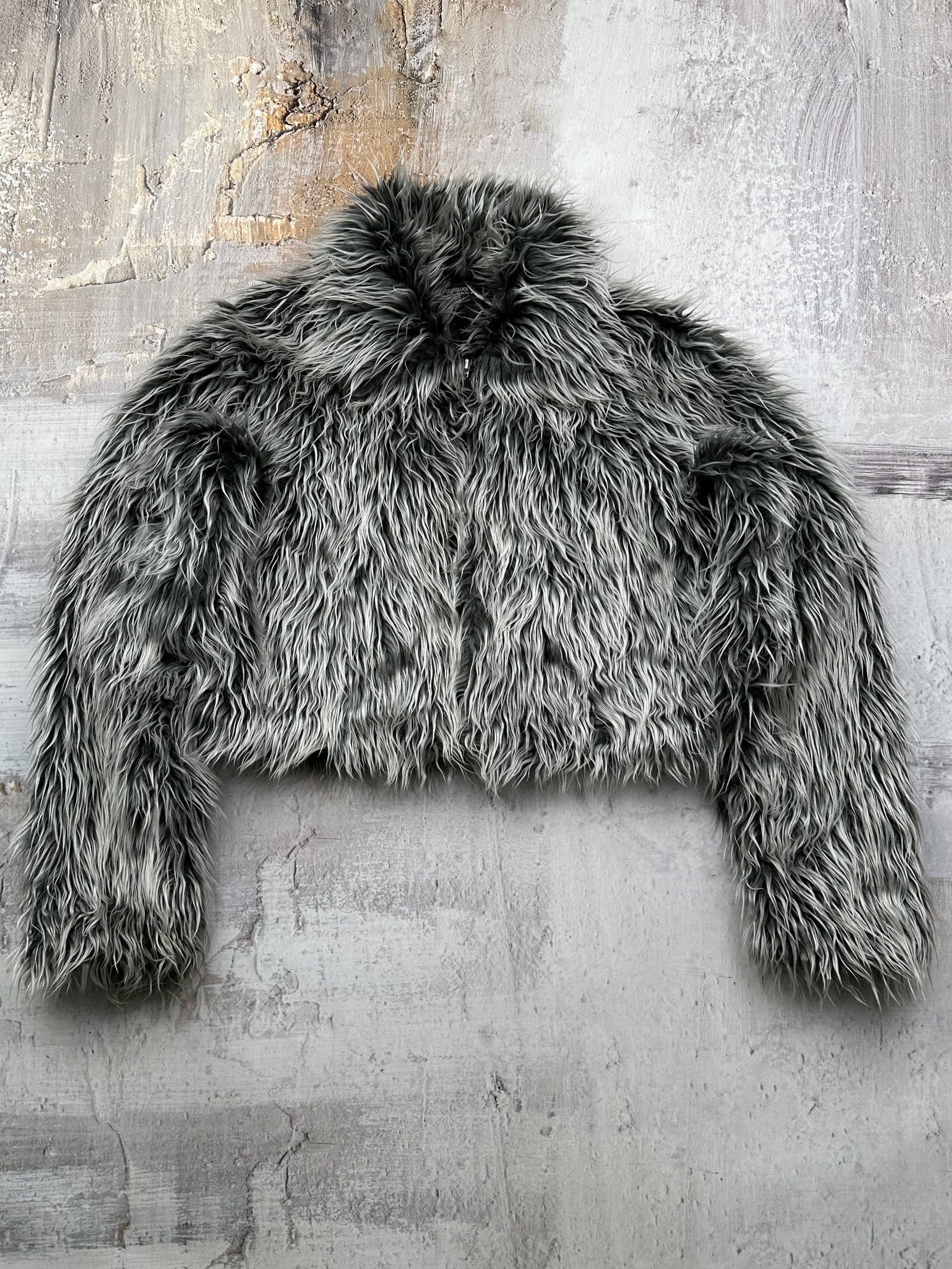Japanese Brand Vintage Amazing Faux Fur Cropped Jacket | Grailed