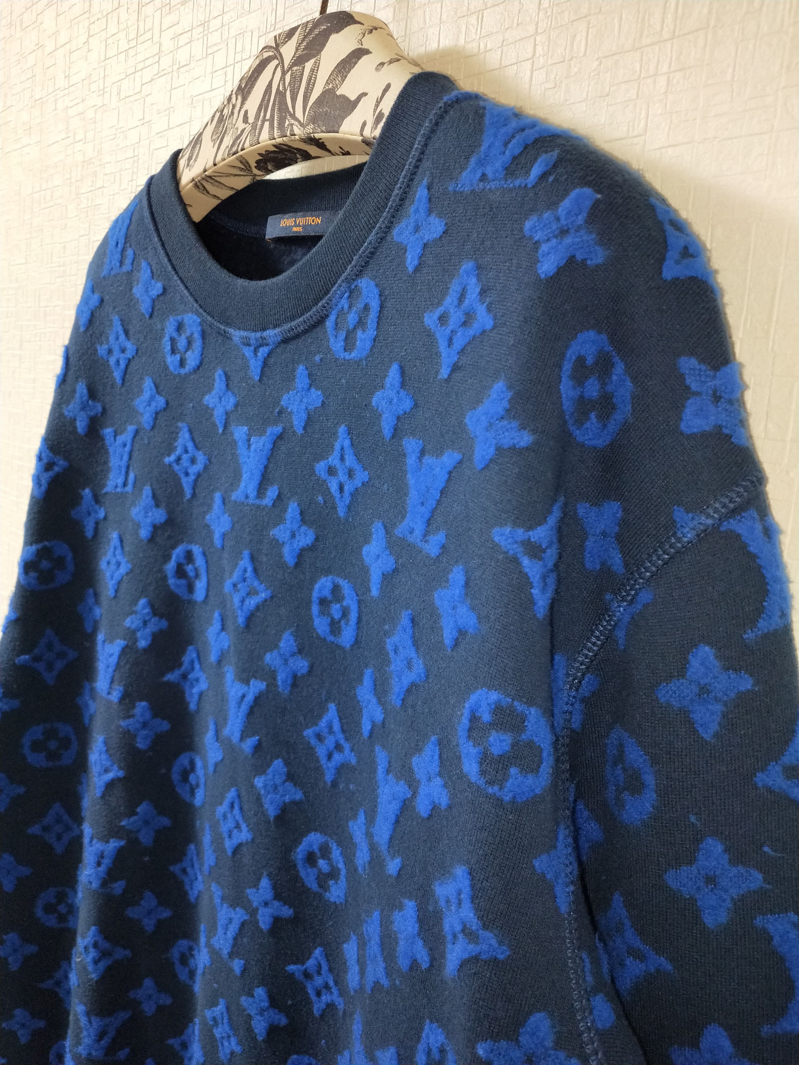 Louis Vuitton Monogram Jacquard Sweatshirt Size US M / EU 48-50 / 2 - 3 Thumbnail