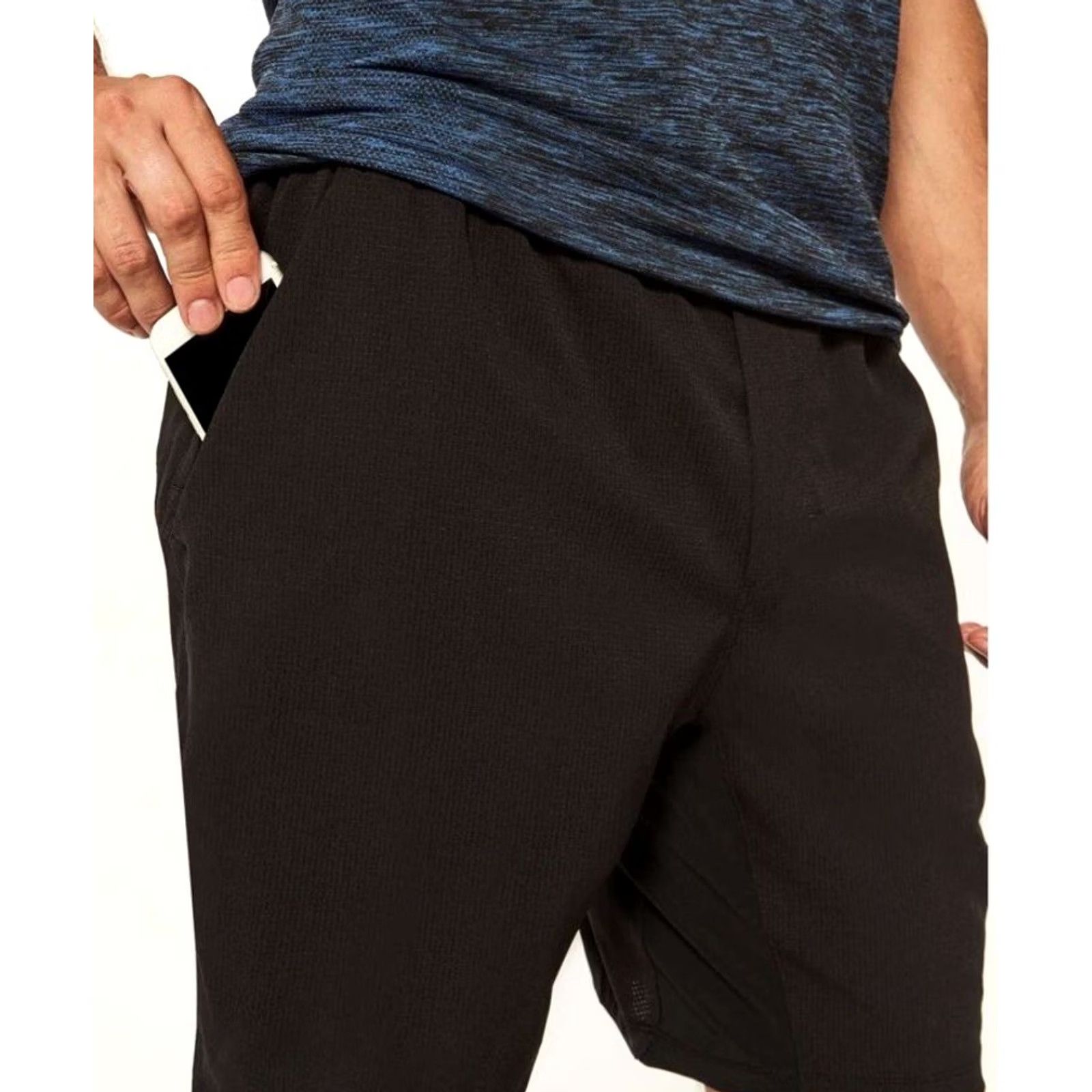 Lululemon Lululemon Pace Breaker Swim Short 8.5" Mens Size Small Black Swift Unlined Size US 29 - 5 Thumbnail