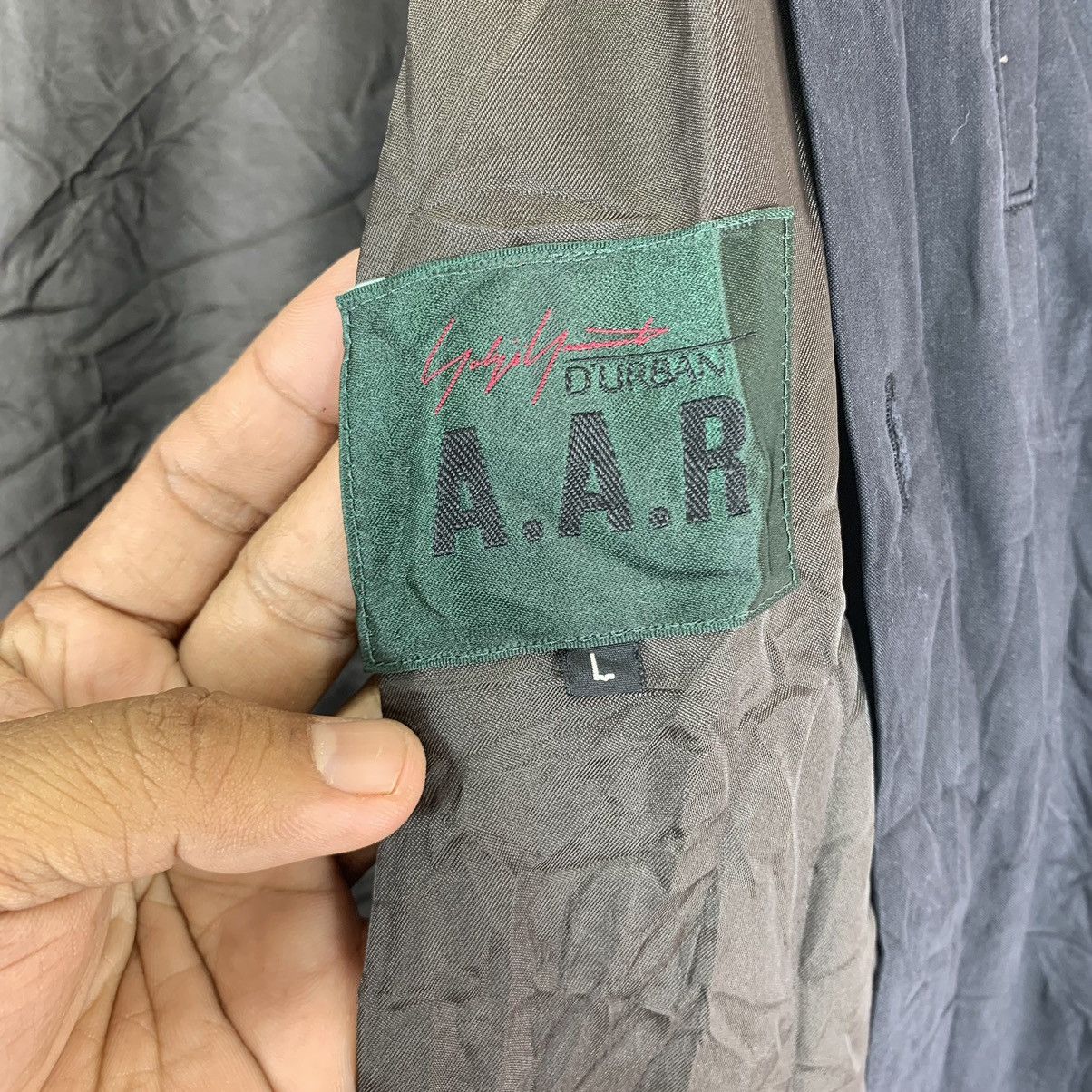 Yohji Yamamoto 🔥🔥YOHJI YAMAMOTO A.A.R OVERCOAT Size US L / EU 52-54 / 3 - 8 Thumbnail