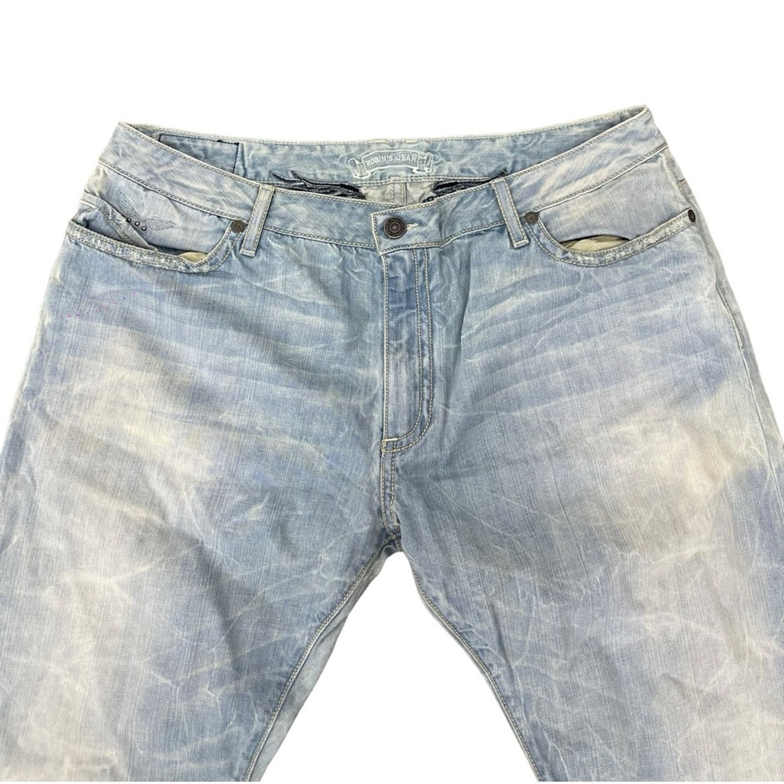 Robins Jeans Robin's Jean Men's Straight Jeans with Size :44 Size US 44 / EU 60 - 2 Thumbnail