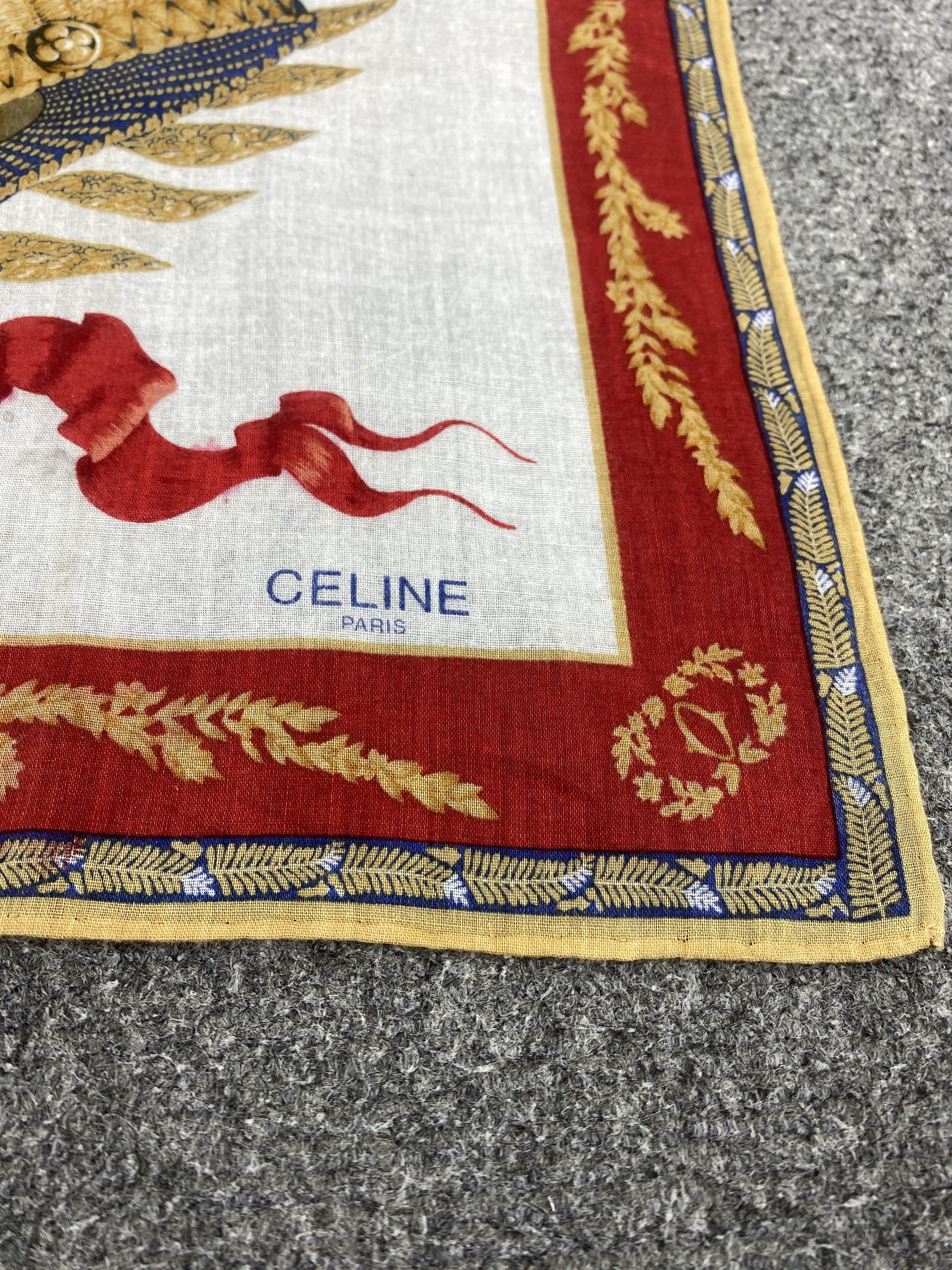 Celine Vintage Celine HandkerchIef / Neckerchief KT0302 Size ONE SIZE - 5 Thumbnail