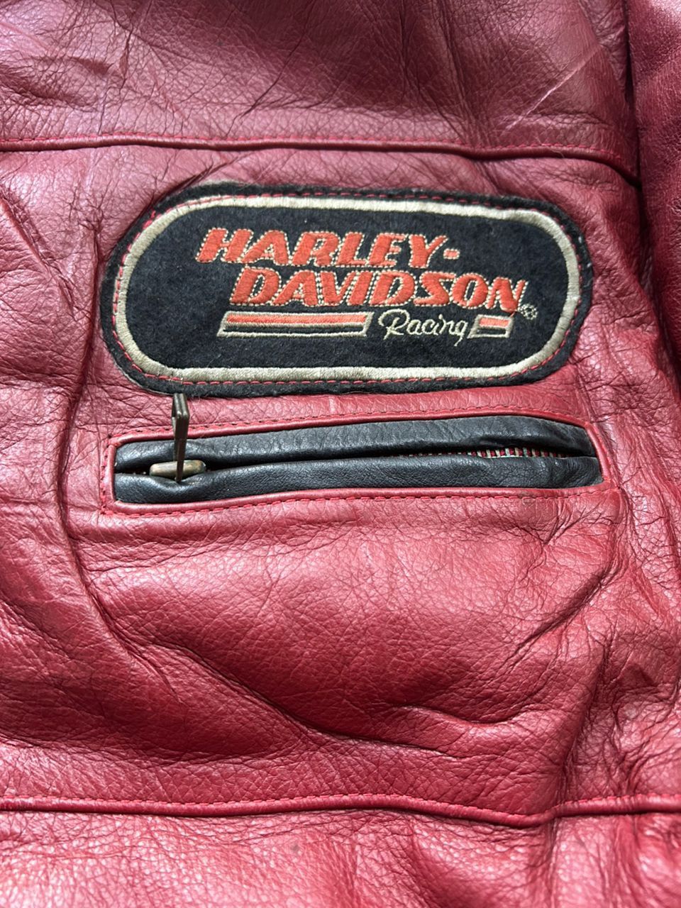 Harley Davidson × Leather × Vintage Vintage Leather Jacket Harley Davidson Size US L / EU 52-54 / 3 - 2 Thumbnail