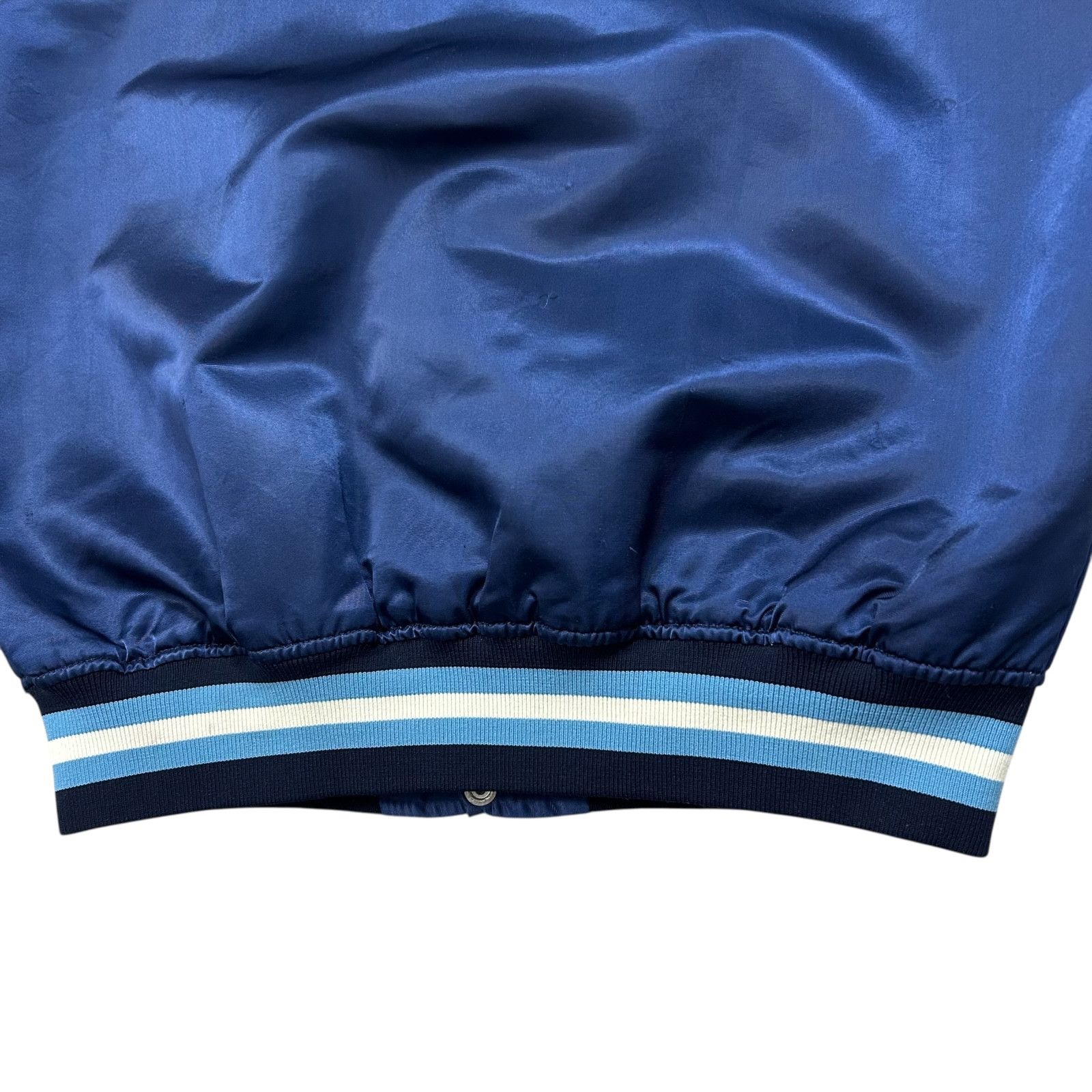 NCAA VTG 90s GEORGETOWN HOYAS STARTER SATIN JACKET MADE IN USA Size US L / EU 52-54 / 3 - 8 Thumbnail