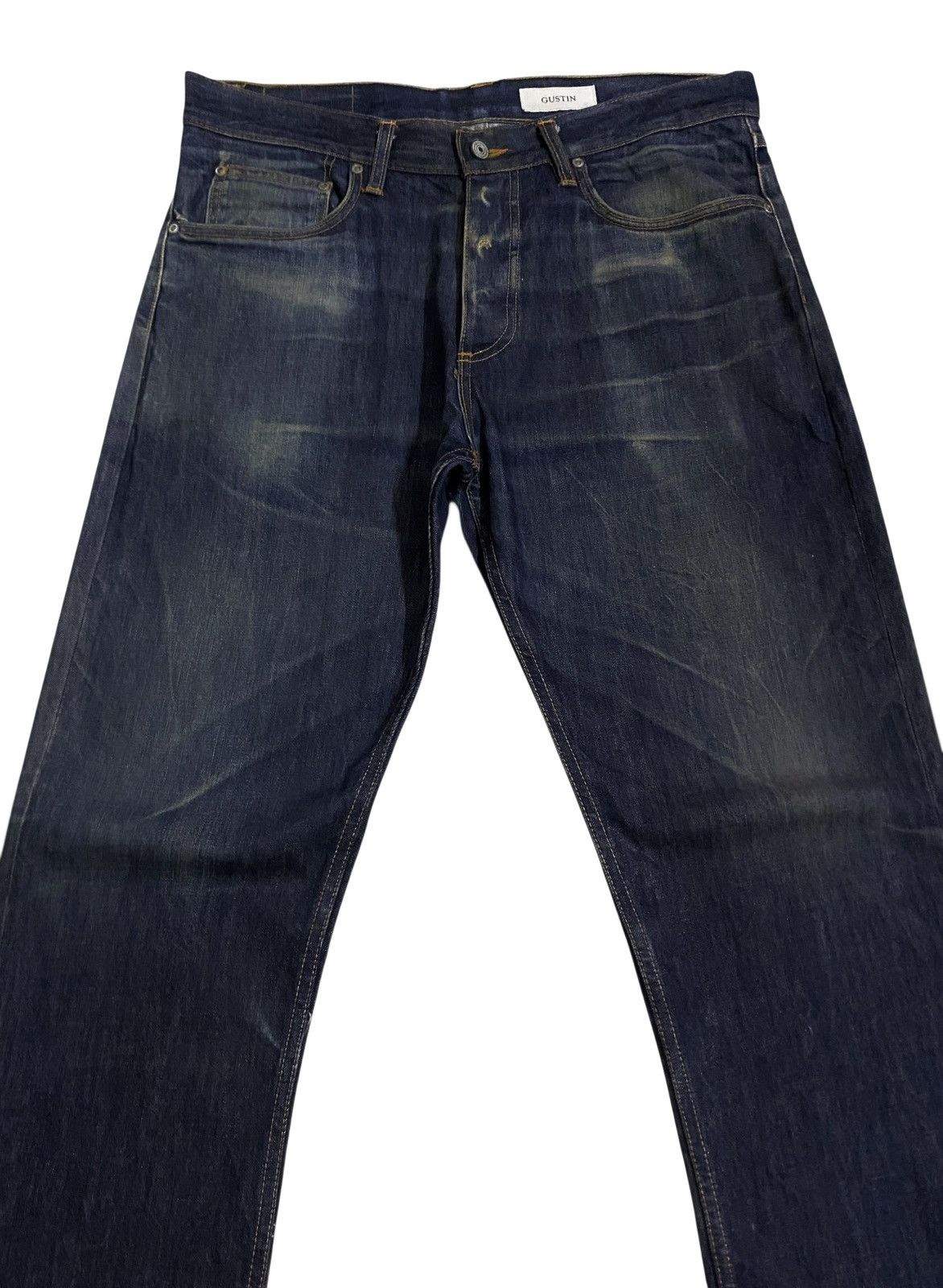 Gustin Rare Design Vintage Brand Gustin Selvedge Jeans 2000s Size US 36 / EU 52 - 3 Thumbnail