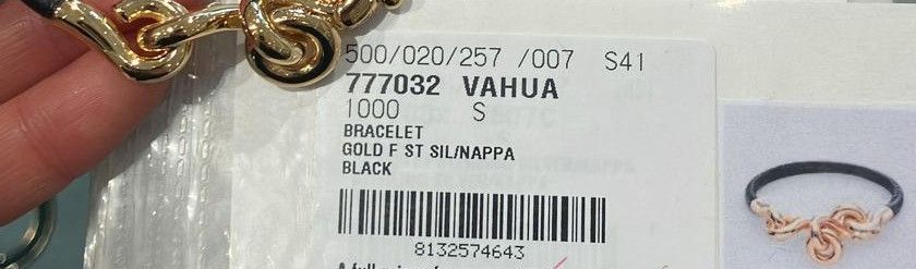 Bottega Veneta o1n1vont1124 Size: S / Bracelet in Black/Gold Size ONE SIZE - 5 Thumbnail