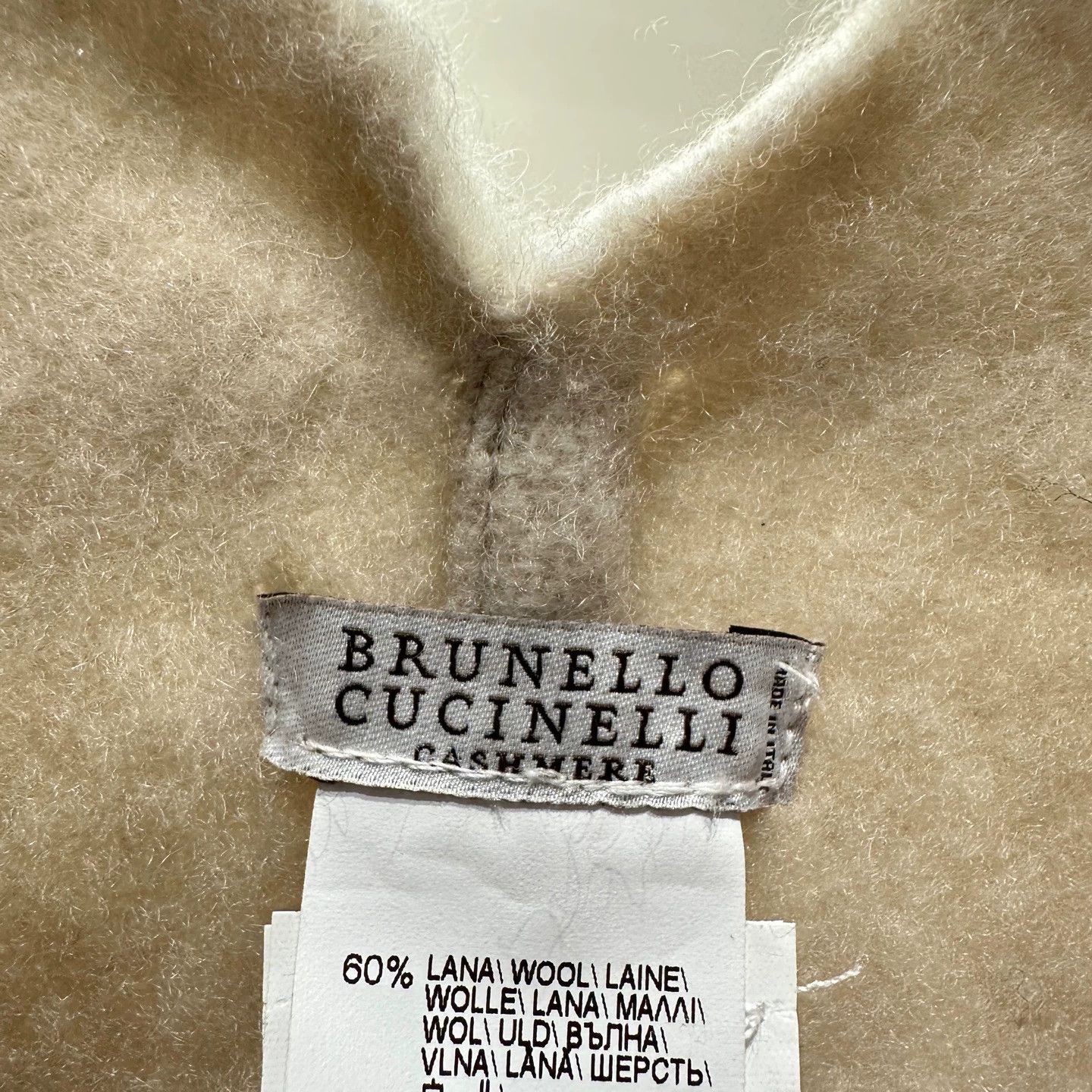 Brunello Cucinelli Brunello Cucinelli 25FW Wool Cashmere Tassel Cloak Size ONE SIZE - 3 Thumbnail