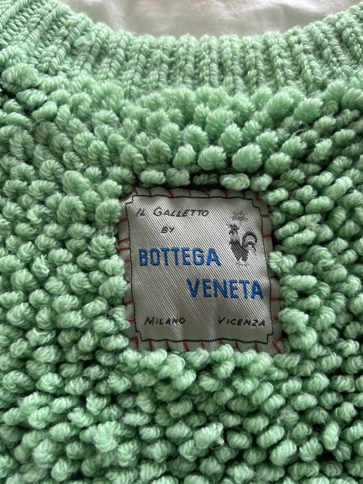 Bottega Veneta Bottega Veneta Il Galletto Rooster Wool Sweater Green Size M Size US M / EU 48-50 / 2 - 4 Thumbnail
