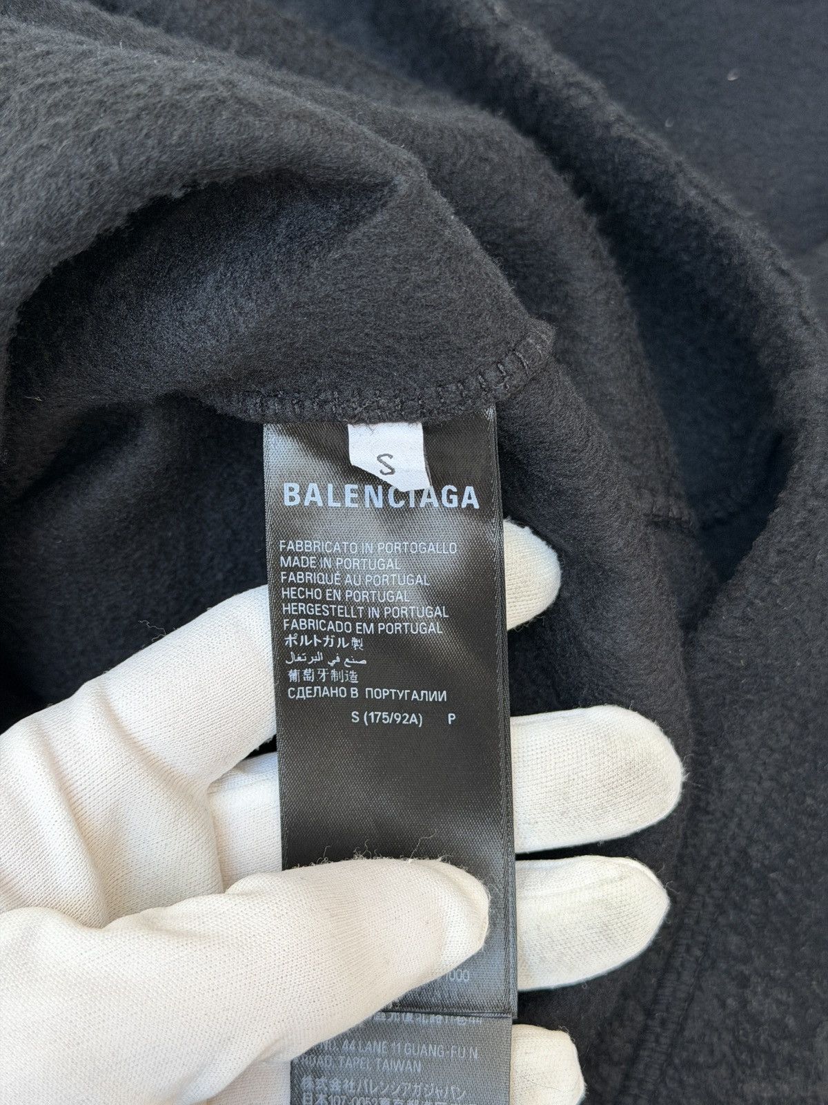 Balenciaga Balenciaga Paris Moon Fleece Oversized Hoodie Size US S / EU 44-46 / 1 - 11 Thumbnail