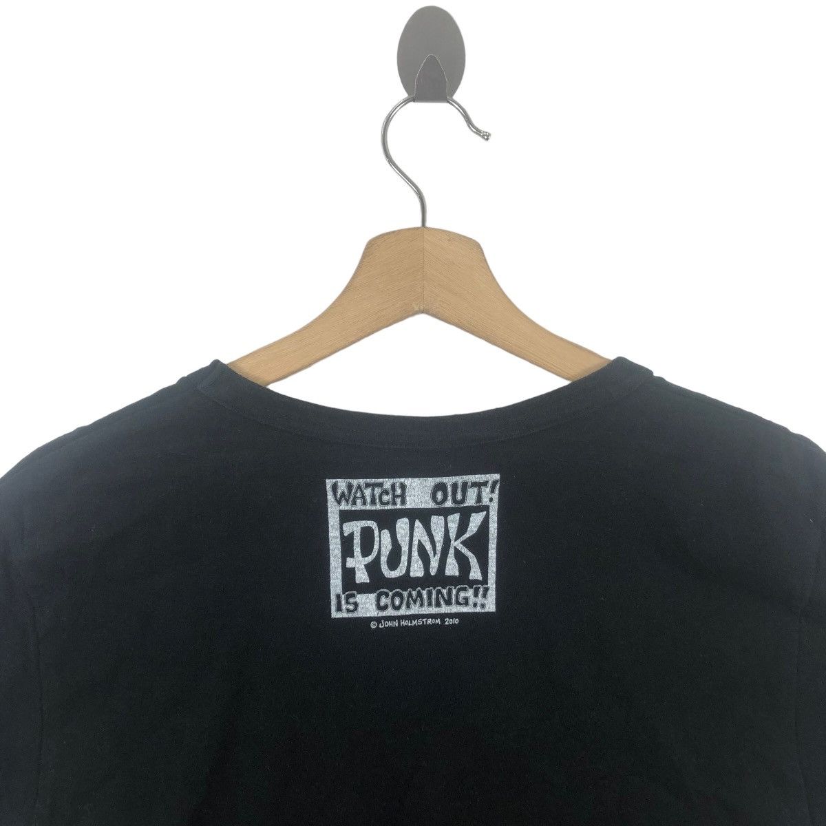 Vintage JOHN HOLMSTROM MORISON Punk Magazine Tee Shirt Top Size US S / EU 44-46 / 1 - 5 Thumbnail