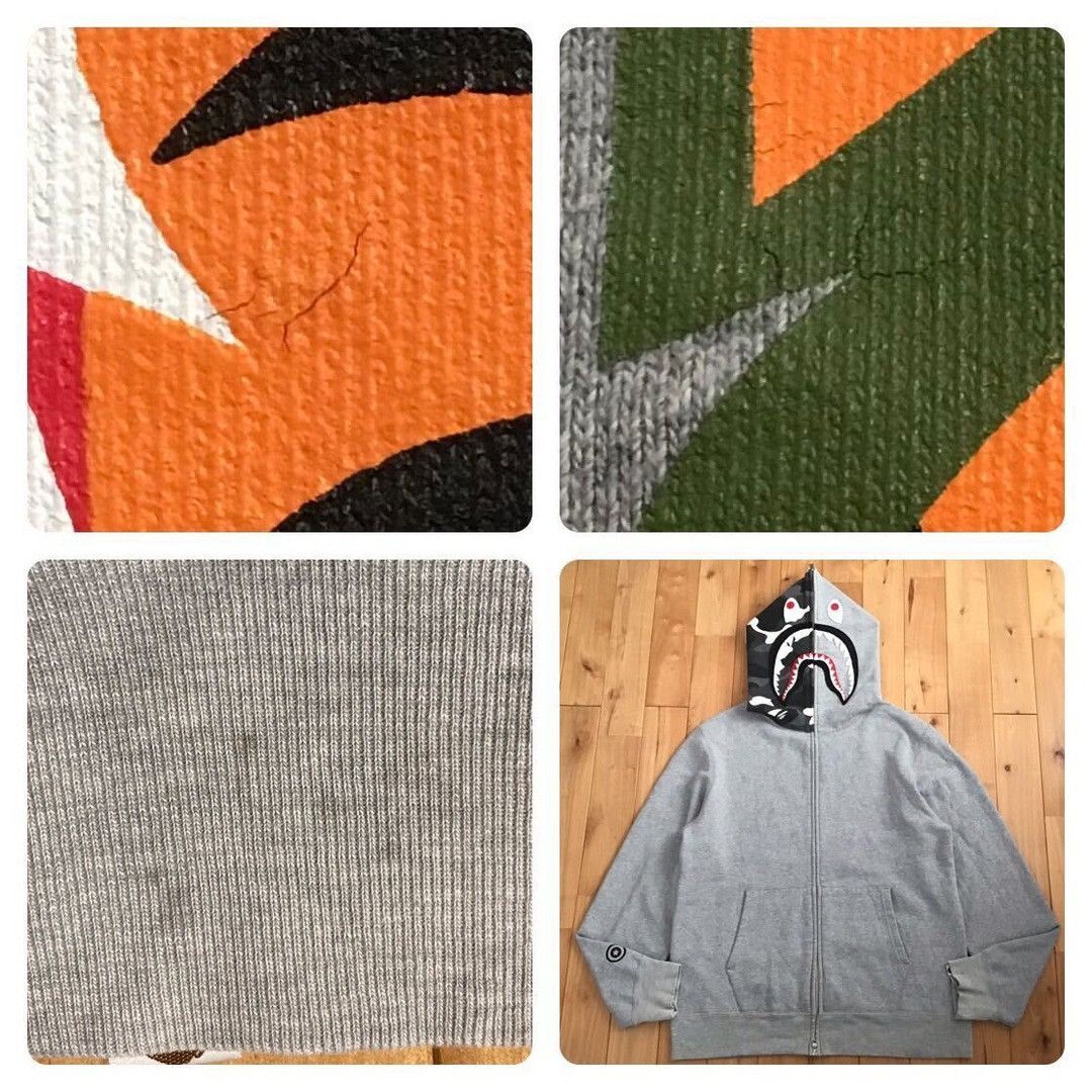 Bape 💫Glow in the dark💫 BAPE city camo shark full zip hoodie APE Size US XL / EU 56 / 4 - 8 Thumbnail