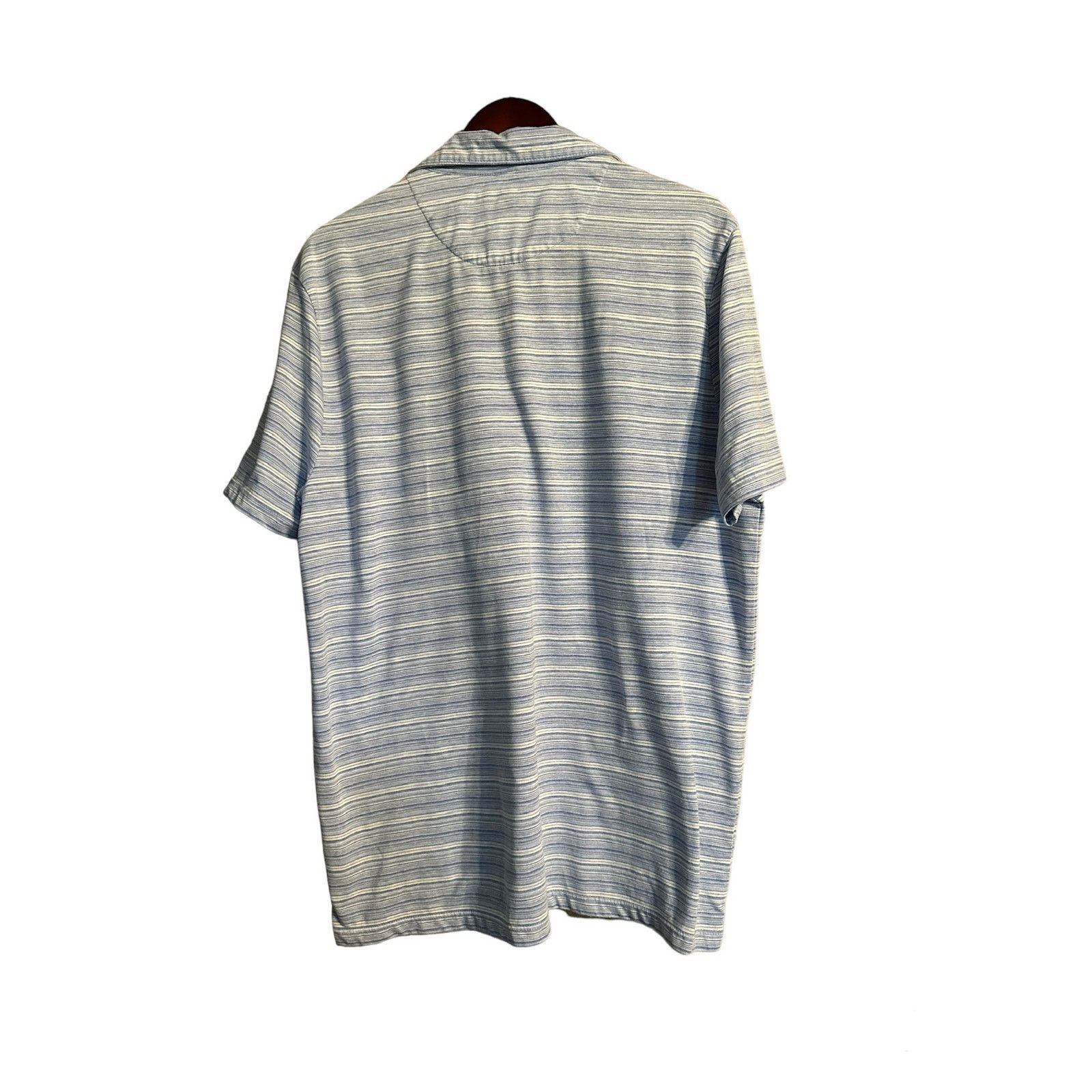 Flag & Anthem Flag & Anthem Light Blue Striped Polo Size XL Size US XL / EU 56 / 4 - 2 Thumbnail