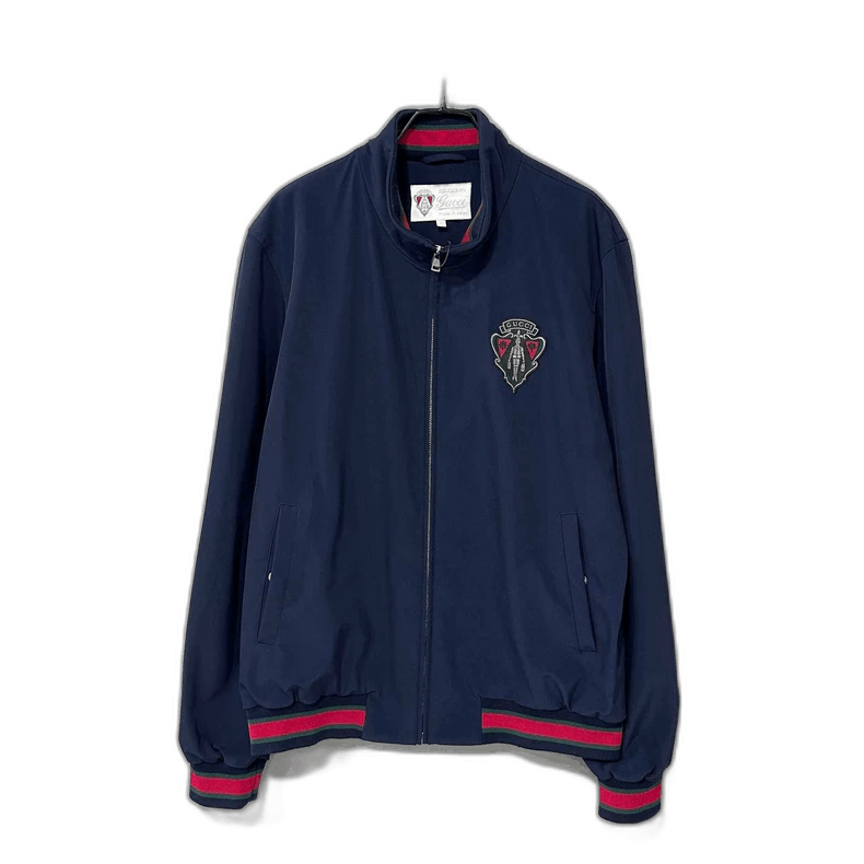 Gucci Embroidered Logo Striped Gucci Jacket Size US L / EU 52-54 / 3 - 1 Thumbnail