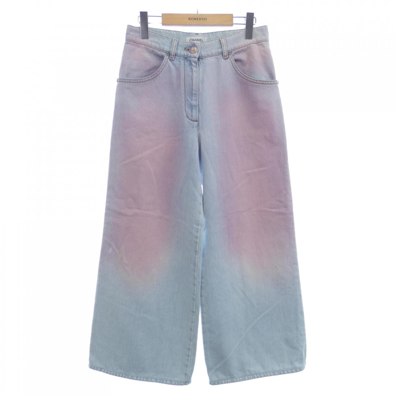 Chanel Chanel Chanel P76361V68290 Jeans Denim Jeans P76361V68290 DUTY FREE for USA Size ONE SIZE - 1 Thumbnail
