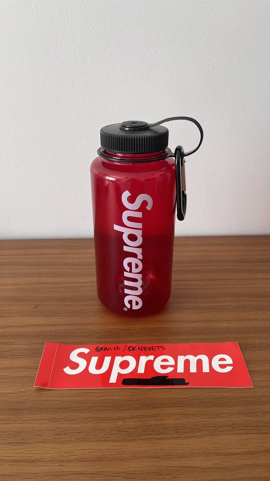 image of Original Supreme Nalgene in Red, Men's