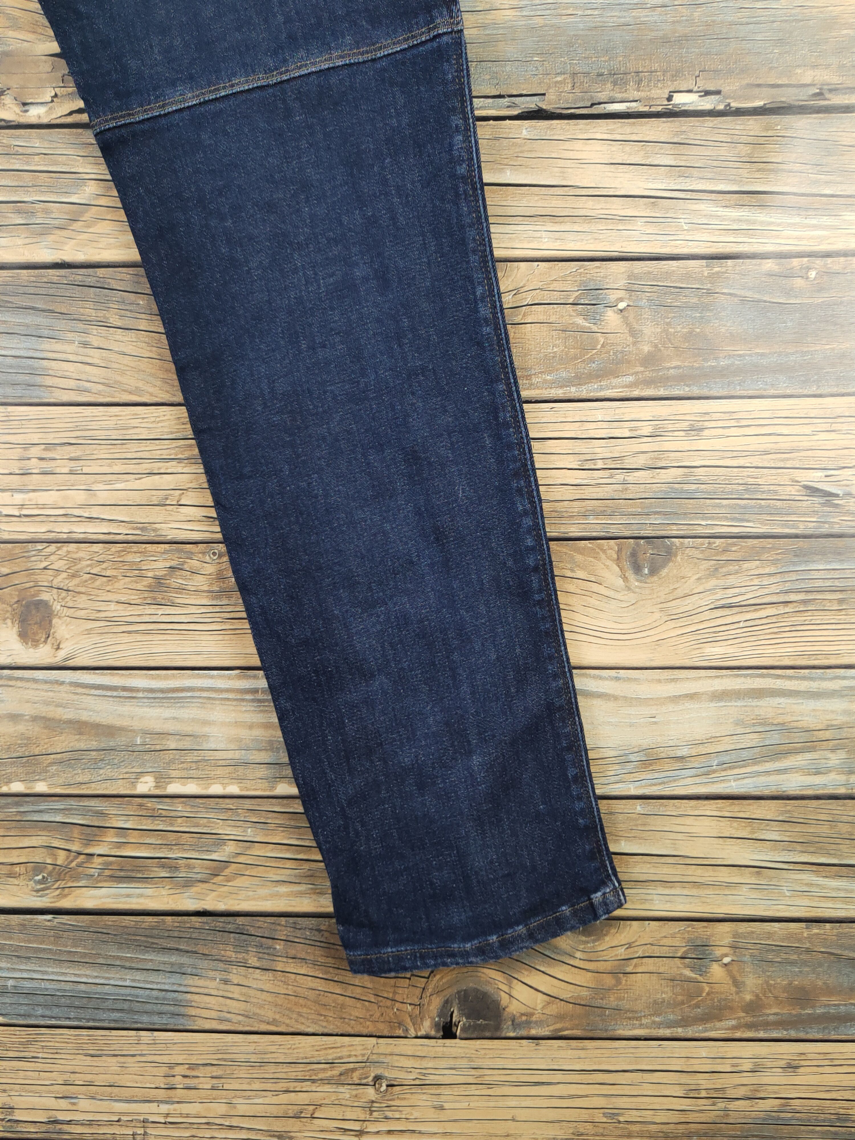 Japanese Brand DL Burtle Dark Blue Distressed Ripped Jeans #2349 Size US 30 / EU 46 - 12 Thumbnail