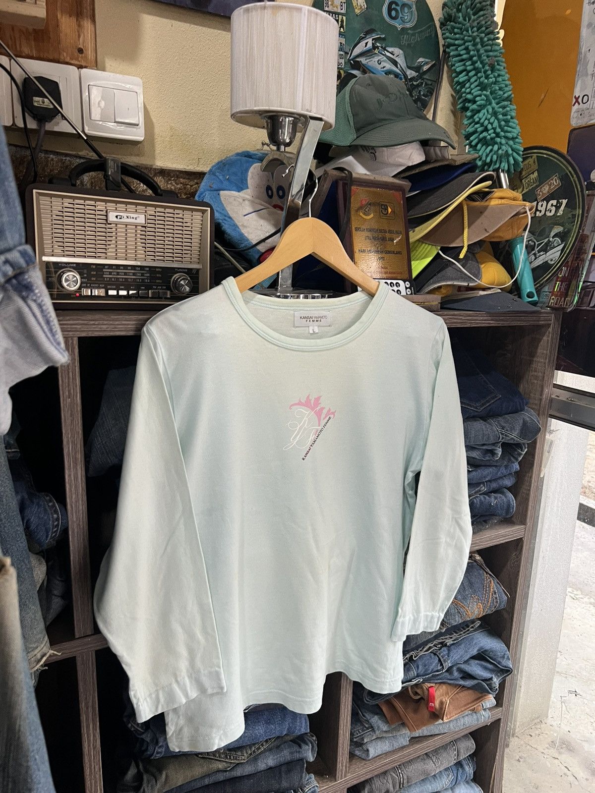Kansai Yamamoto 🔥Kansai Yamamoto Femme 3q Long Sleeve Size M / US 6-8 / IT 42-44 - 10 Thumbnail