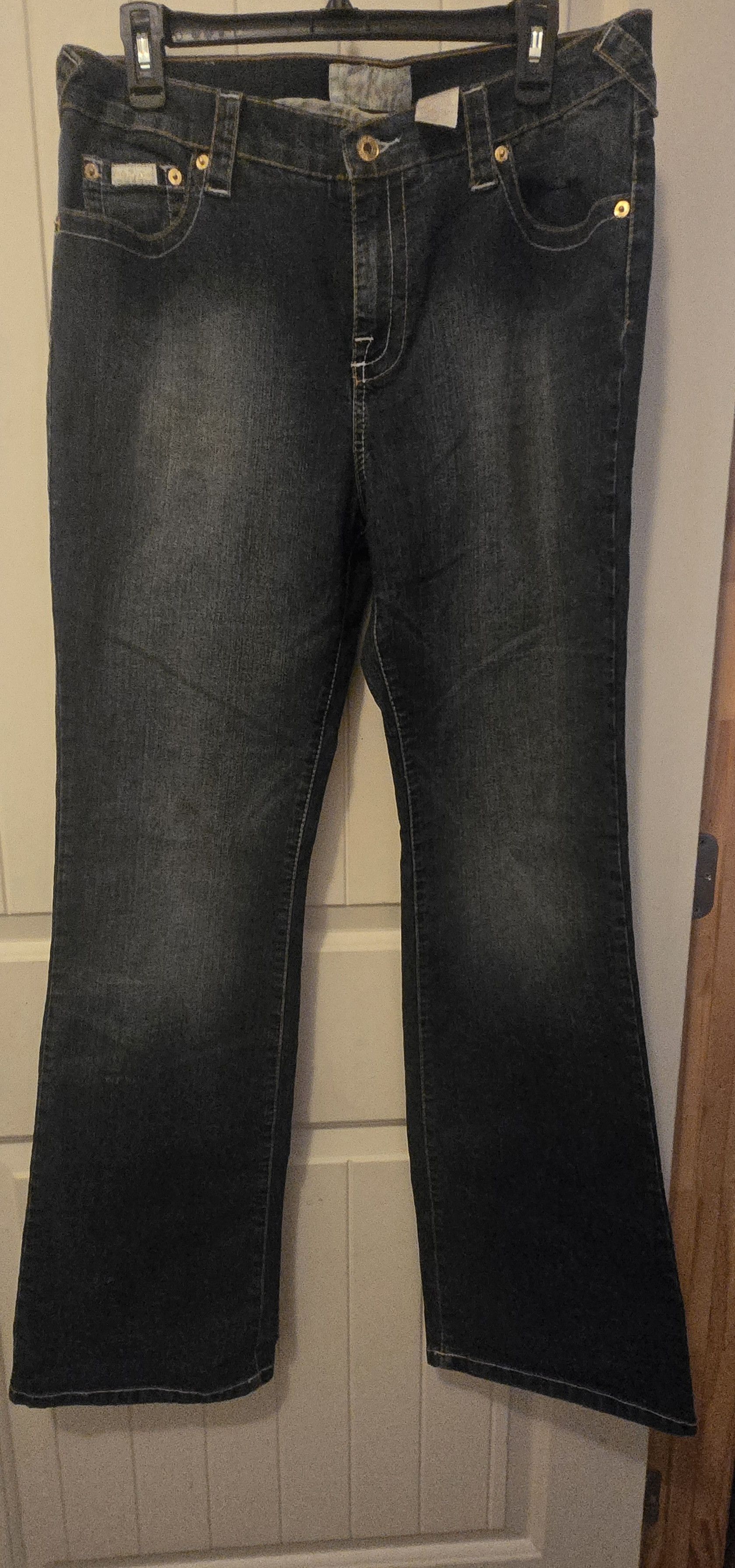 Other Vintage Baby Phat Rhinestone Cat Logo Bootcut Y2K Size 16 Size 38" / US 16 / IT 52 - 2 Thumbnail