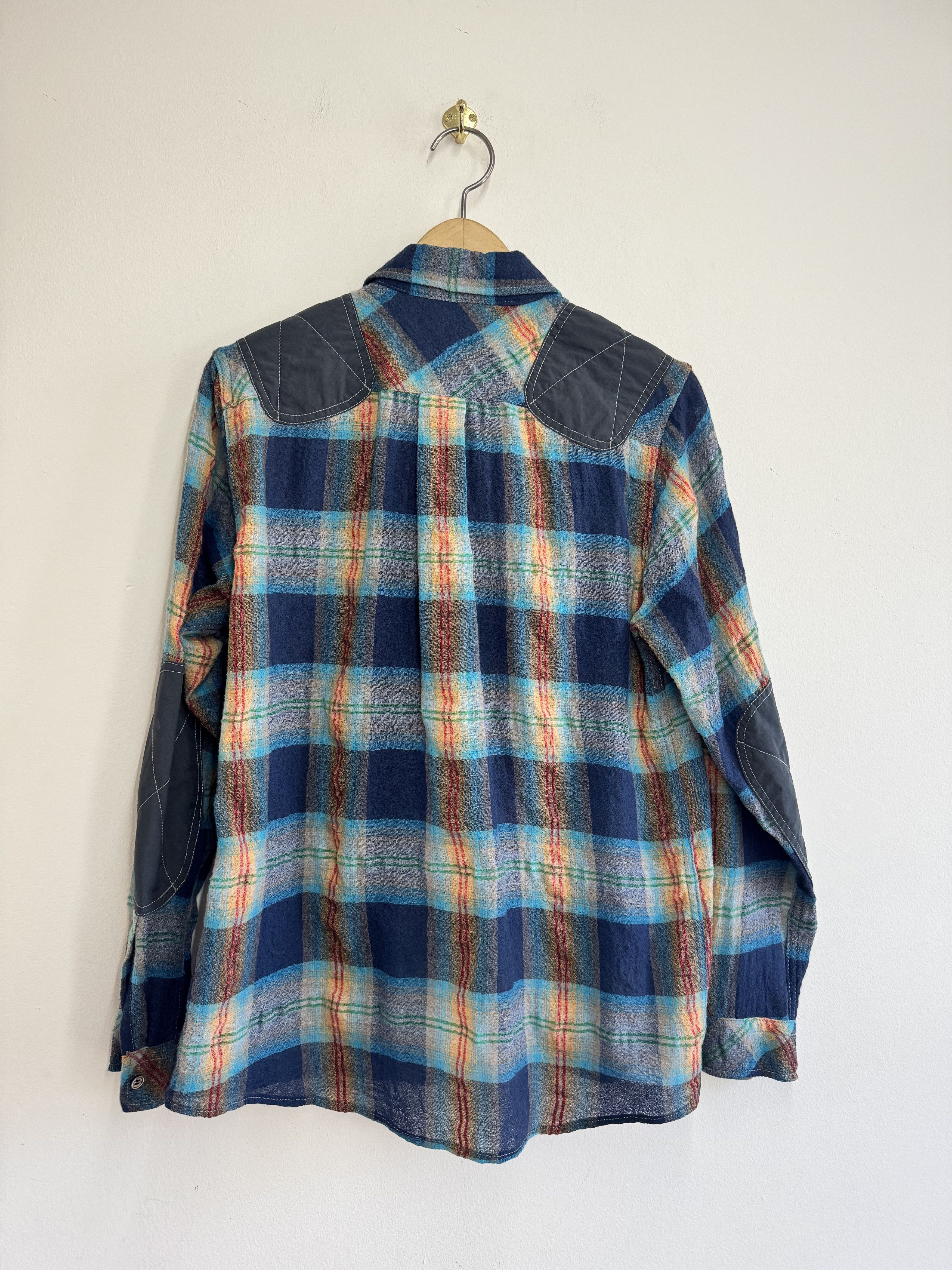 And Wander and wander Wool Check Shirt - Plaid / Multicolor Size US M / EU 48-50 / 2 - 7 Thumbnail