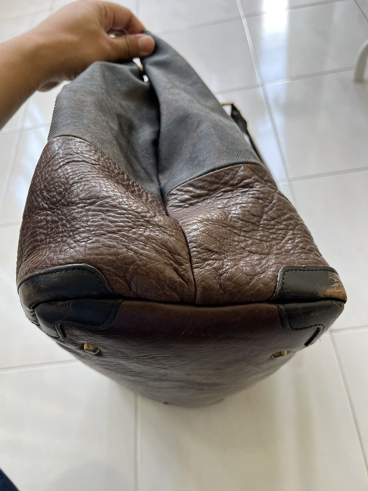 MasterPiece Masterpiece Camo Leather Large Tote Bag Size ONE SIZE - 12 Thumbnail