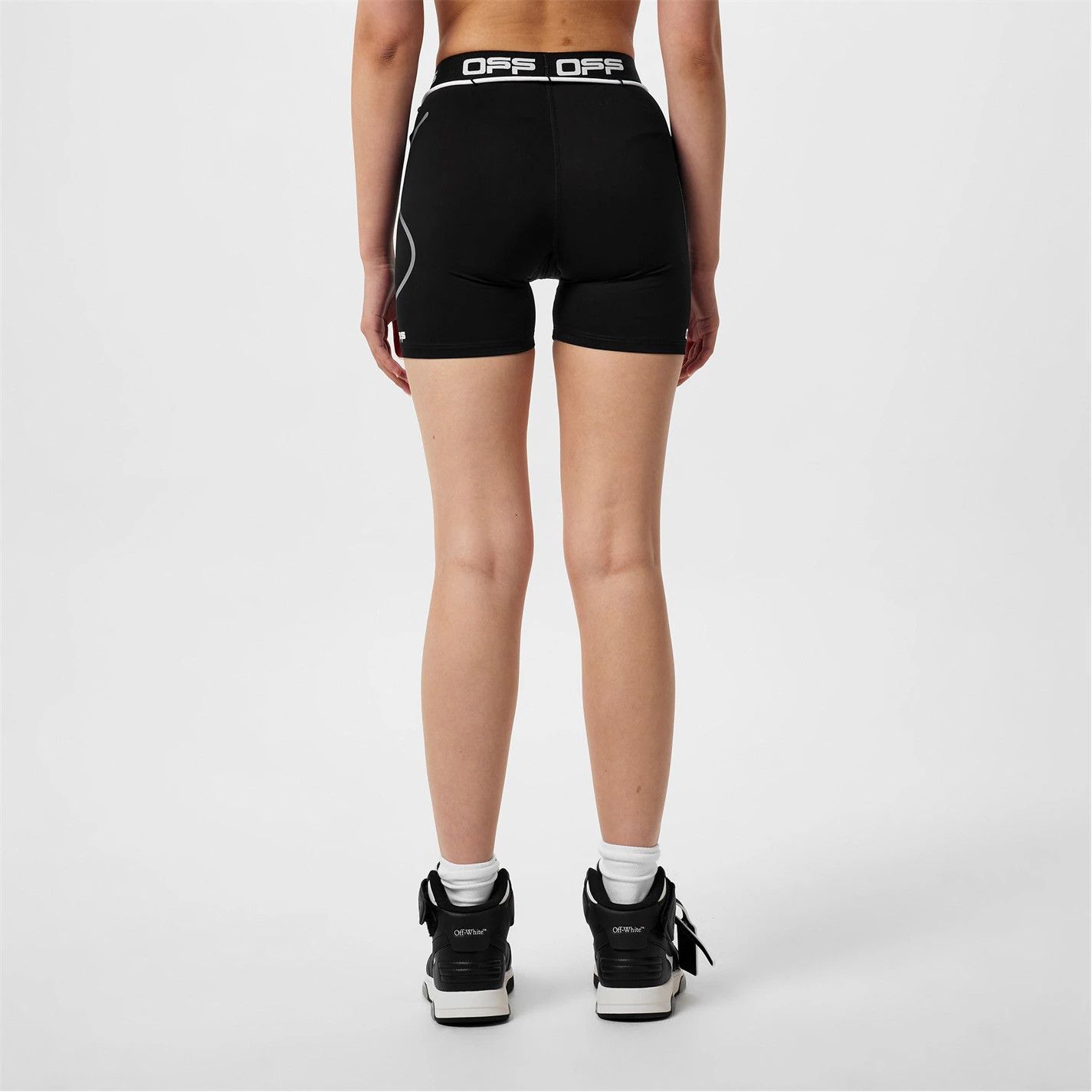 Off-White o1g2r1mq0125 Active Logo Short in Black Size 25" / US 0 / IT 36 - 5 Thumbnail
