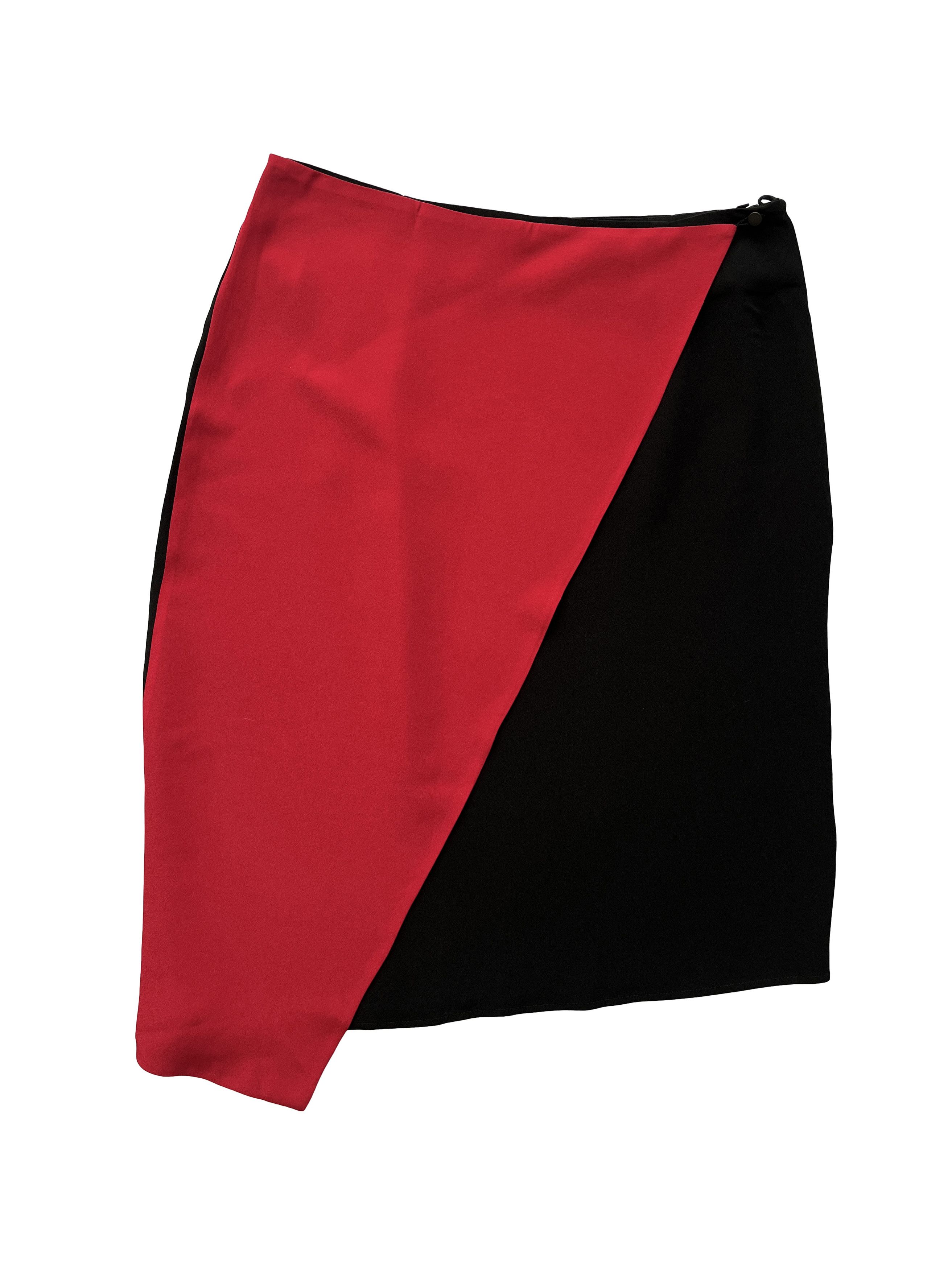Maison Margiela ⚡️QUICK SALE⚡️2008 Margiela Red Black Wrap Around Skirt Size 28" / US 6 / IT 42 - 1 Thumbnail