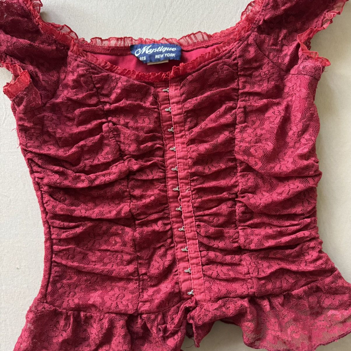Other Vintage Mystique Turkish Lace Corset Top Size S / US 4 / IT 40 - 3 Thumbnail