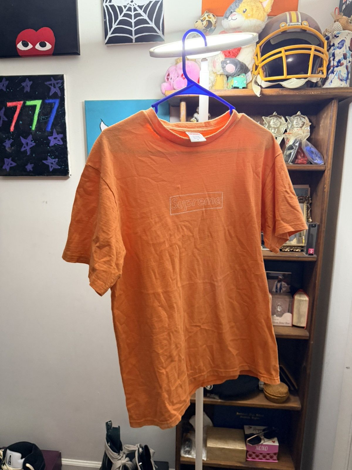 Supreme Supreme X KAWS Orange Box Logo S/S2002 | Grailed