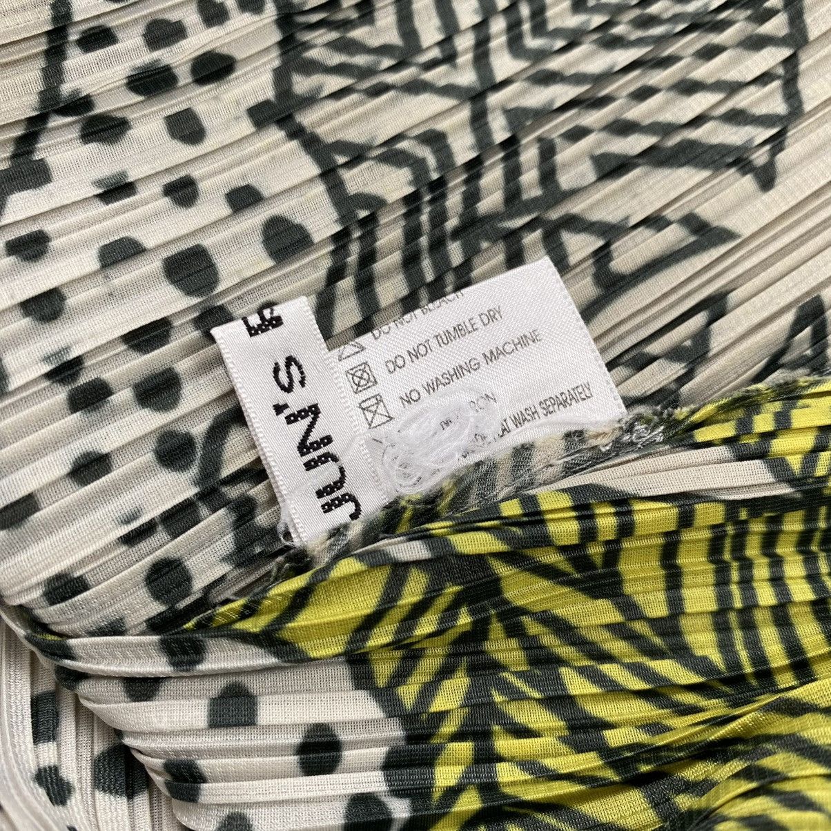 Issey Miyake Jun Pleats Please Issey Miyake Style Forest Wood Printed Top Size S / US 4 / IT 40 - 10 Thumbnail