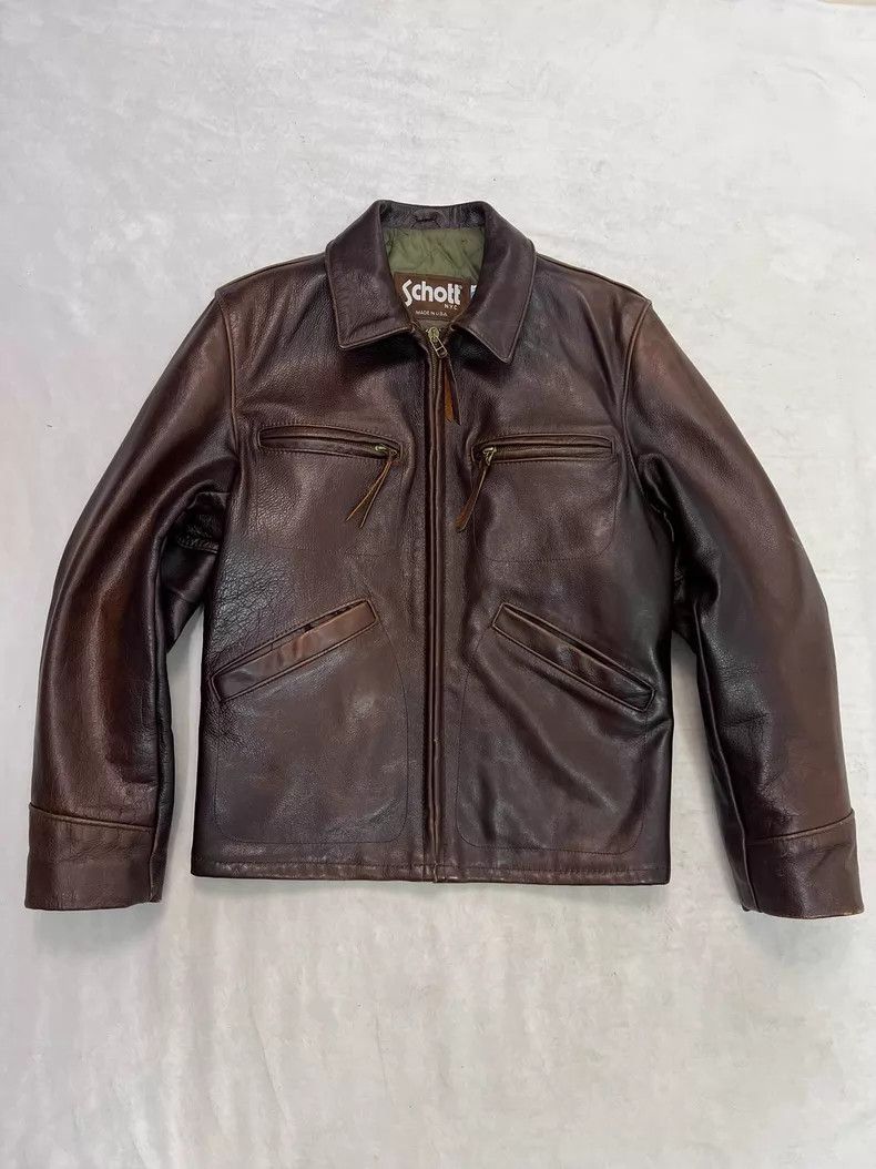 Schott Schott Men's leather jackets Size US XS / EU 42 / 0 - 3 Thumbnail