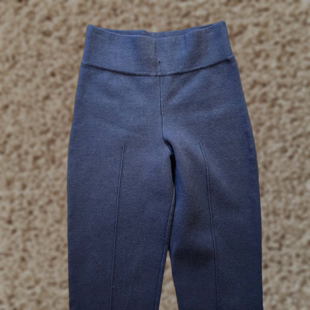 J.Crew J. Crew Pants Womens Size S Tall Blue Knit Flare Pull On Stretch Casual Capsule Casu Size 28" / US 6 / IT 42 - 1 Thumbnail