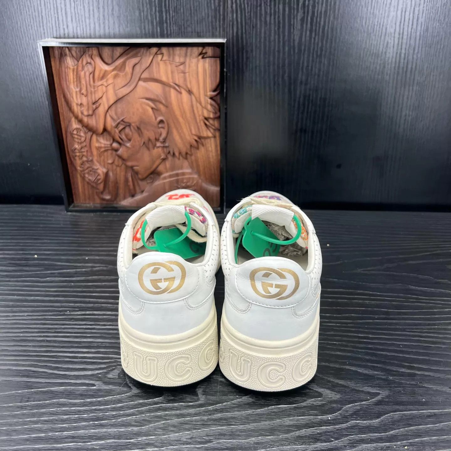 Gucci Gucci Biscuit White Colorblock Women's 37 Size US 6.5 / IT 36.5 - 5 Thumbnail
