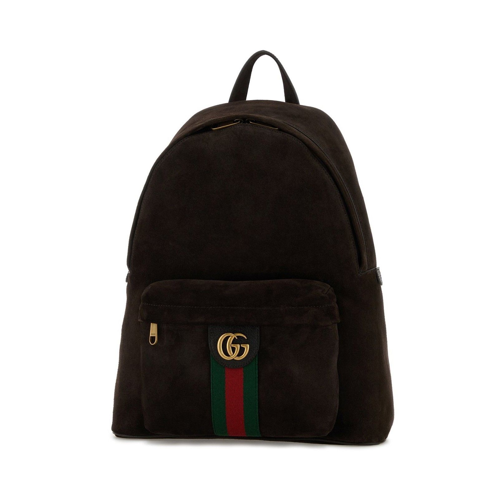 Gucci GUCCI Ophidia Dark Brown Suede Backpack New & Authentic Size ONE SIZE - 2 Thumbnail