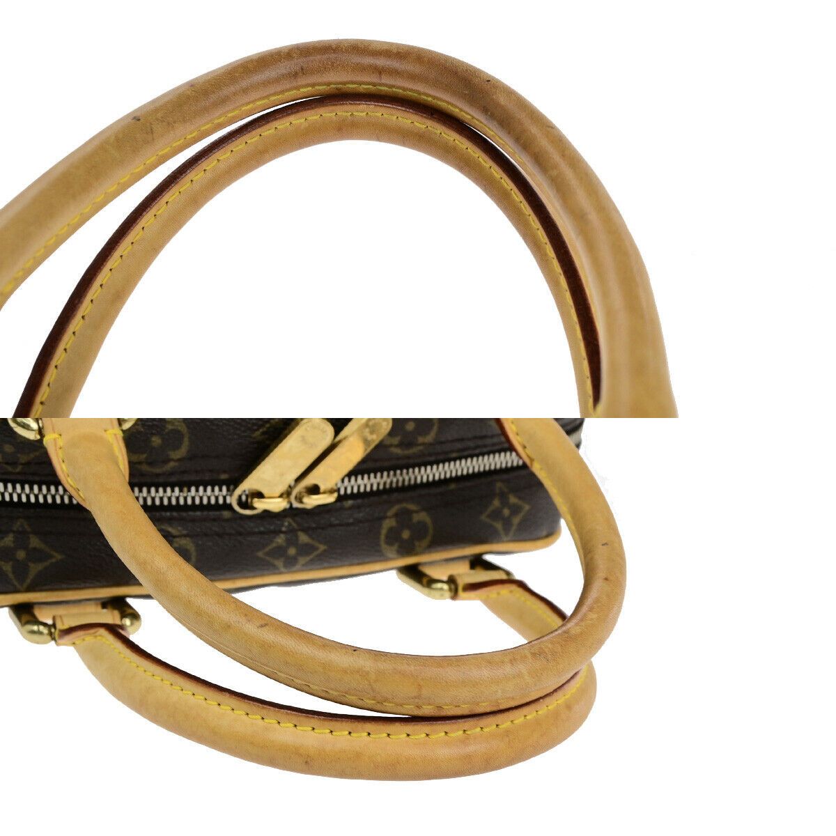 Louis Vuitton Louis Vuitton Manhattan Pm Brown Canvas Handbag Size ONE SIZE - 6 Thumbnail