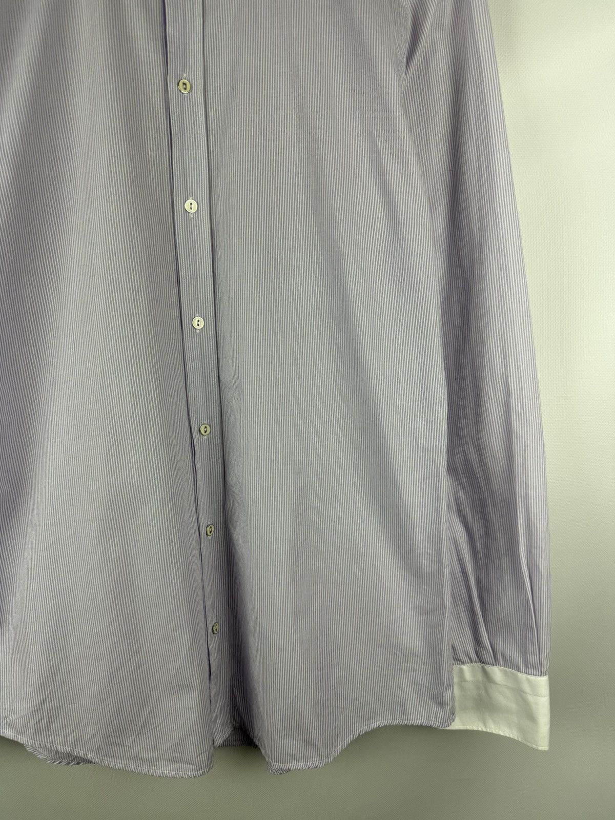 Dolce & Gabbana Dolce & Gabbana Gold L/S Button Up Dress Striped Shirt Size US M / EU 48-50 / 2 - 4 Thumbnail