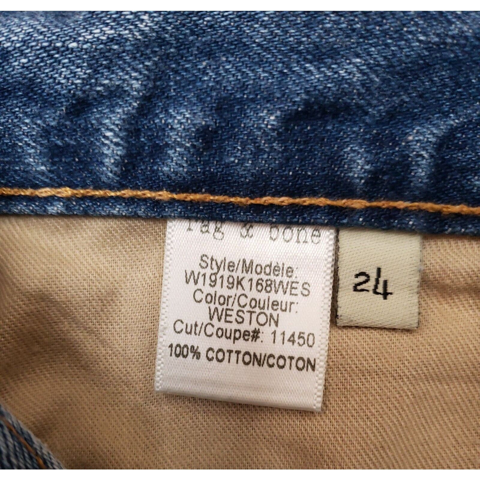 Rag & Bone Rag & Bone Marilyn Fly Denim Cut Off Short In Weston 24 W 26 Size 24" / US 00 / IT 34 - 6 Thumbnail