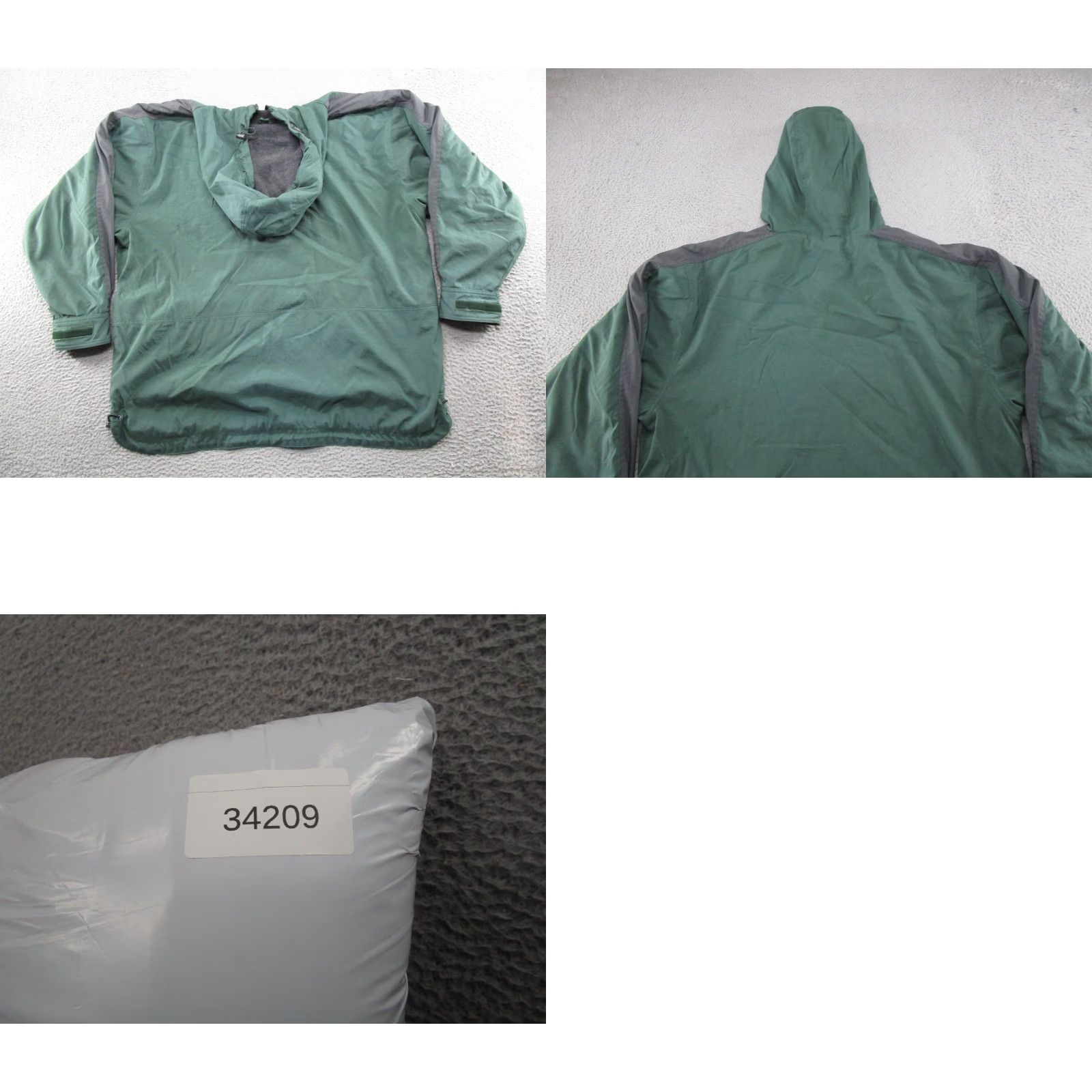 Gap VINTAGE Gap Jacket Main Selling Point: Hooded Nylon Anorak Mens XL Green 90s 1/4 Zip Pockets Zipper Drawstring Hem Winter Fall Outdoors Size US XL / EU 56 / 4 - 8 Thumbnail
