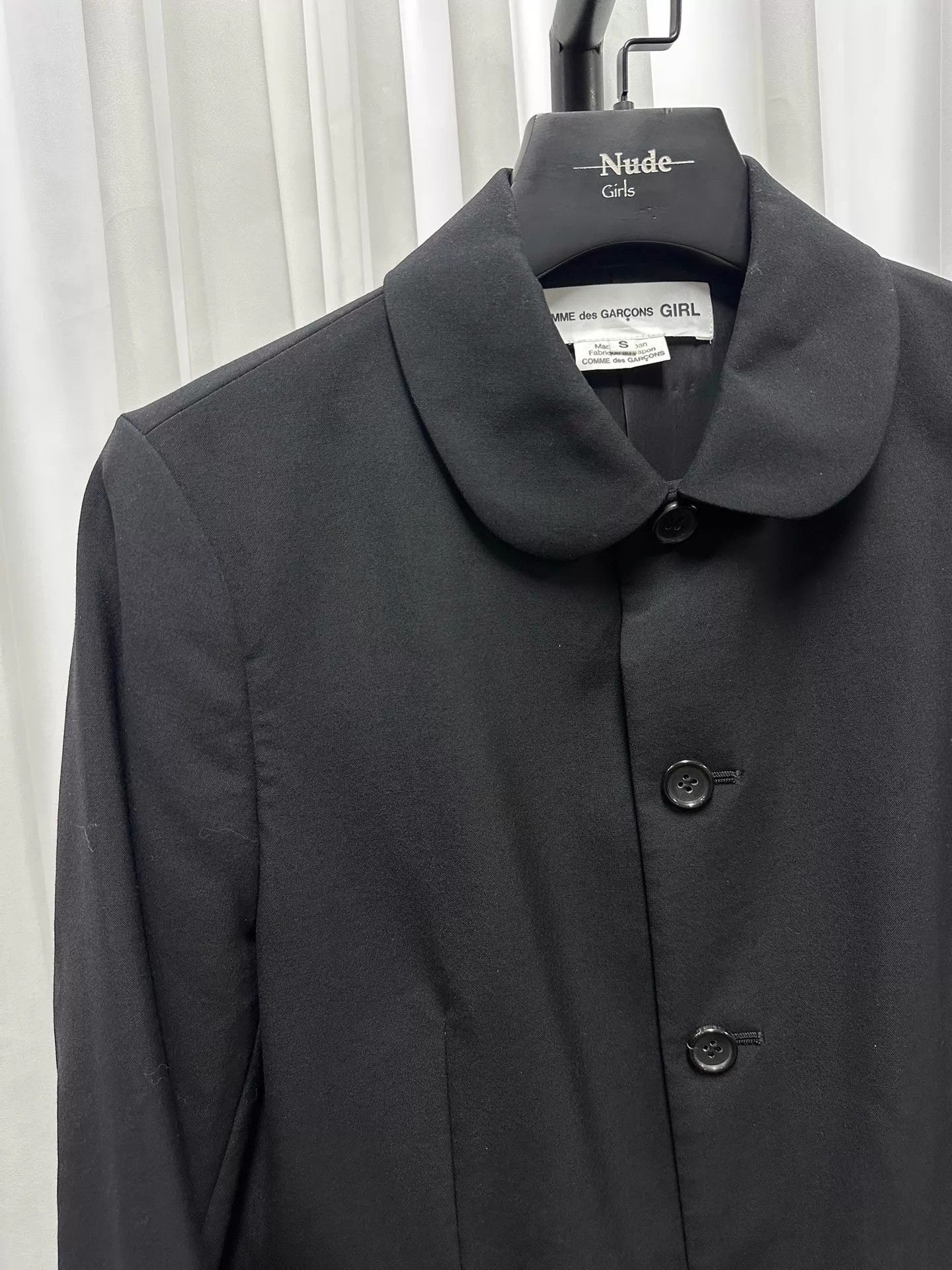 Comme des Garcons Comme des Garcons Girl Mandarin Collar Bow Blazer Black S Size S / US 4 / IT 40 - 3 Thumbnail
