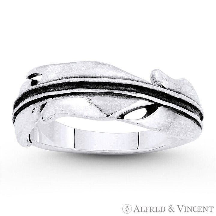 Other Angel's / Eagle's Feather Charm Ring in .925 Sterling Silver Size ONE SIZE - 1 Preview