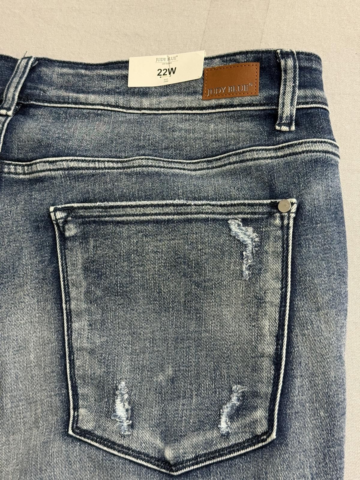Other Judy Blue Jeans Cameron Boyfriend Jeans NWT Plus Size 22W Size 42" / US 20 - 6 Thumbnail