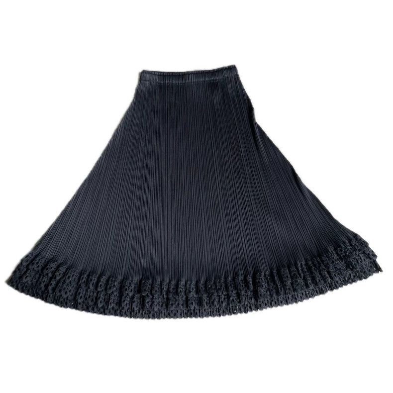 Other Issey Miyake size:2 Black laser lace skirt Size 31" - 4 Thumbnail
