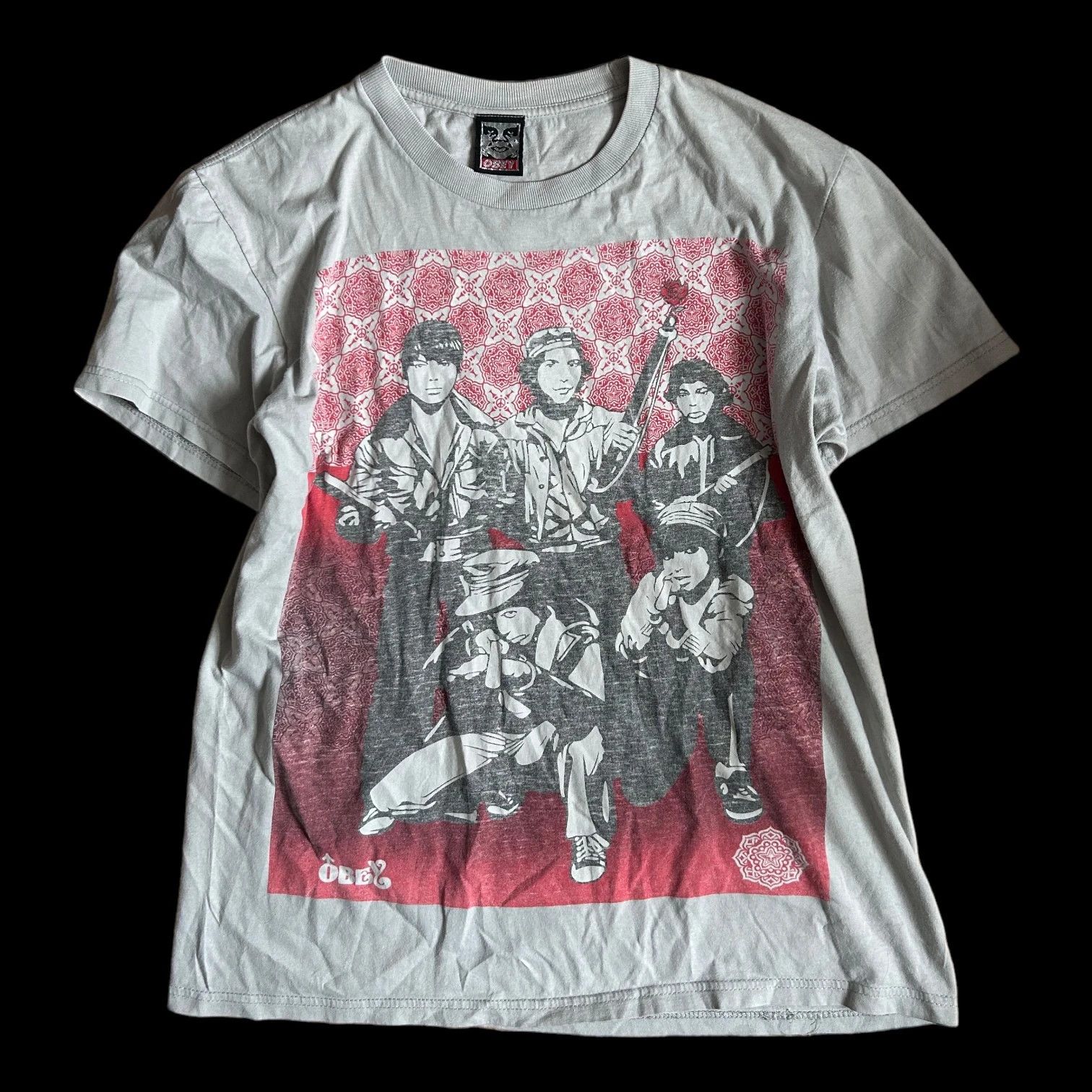 Obey Vintage Obey x Shephard Fairey Defiant Youth T Shirt Size US M / EU 48-50 / 2 - 3 Thumbnail