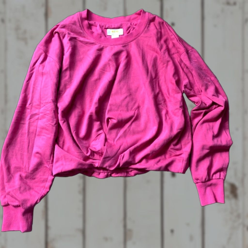 Vintage Maeve Blouse Pink XS Women Shirt Anthropologie XSmall Shirt Womens Pink Blouse 90s Theme? Size XS / US 0-2 / IT 36-38 - 1 Thumbnail