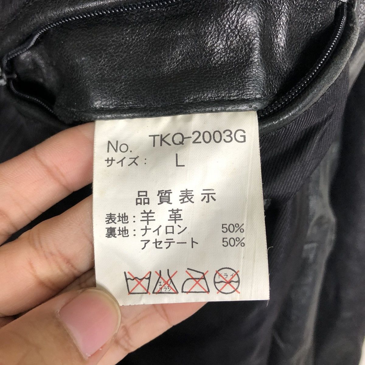 Japanese Brand 📌VINTAGE SOFT LEATHER BIKER JACKET NAUGHTY BIG POCKETS Size US L / EU 52-54 / 3 - 20 Thumbnail