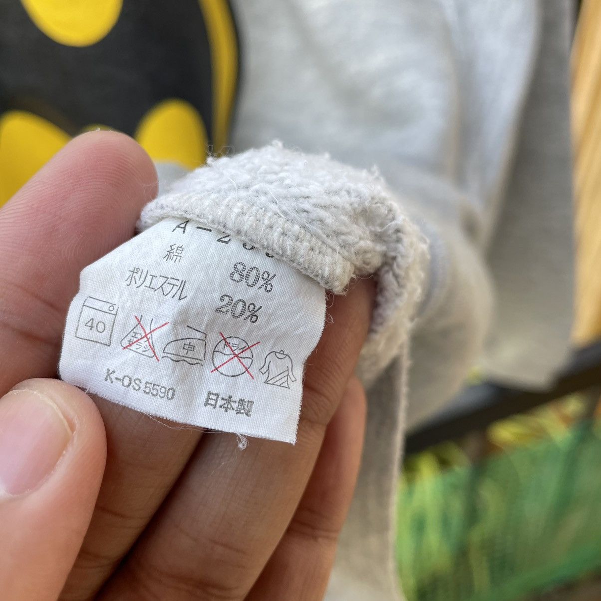 DC Comics 🔥Vintage 1989 DC Comics Batman OG Logo Boxy Crop Sweatshirts Size US M / EU 48-50 / 2 - 13 Thumbnail