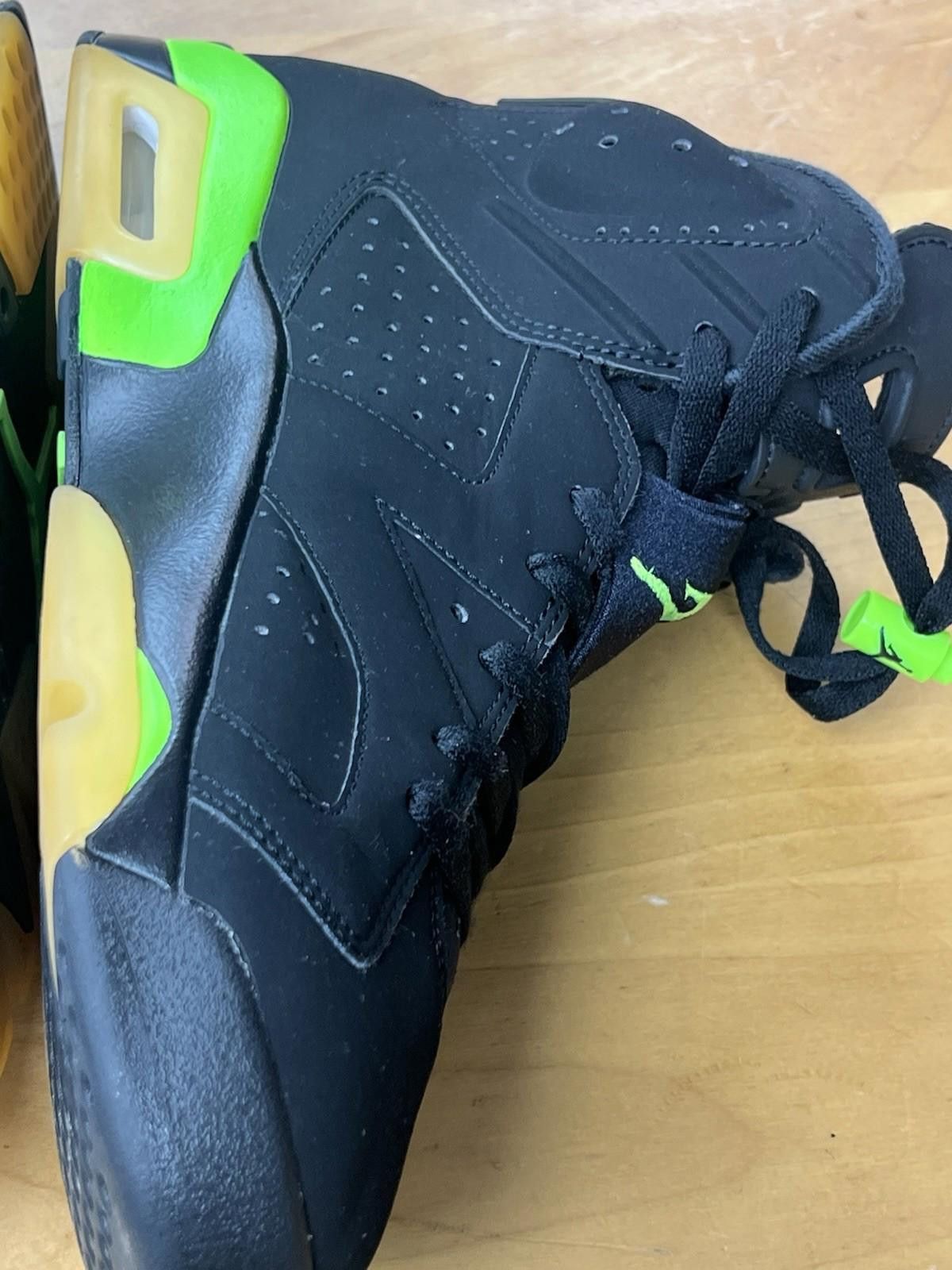 Jordan Brand Size 10 - Air Jordan 6 Retro Ele Green/Black Neon CT8529-003 Size US 10 / EU 43 - 7 Thumbnail