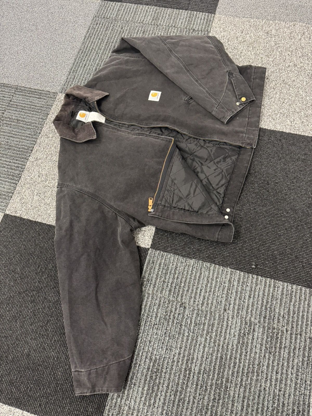 Carhartt Carhartt Detroit Jacket BLK usa vintage og Size US XL / EU 56 / 4 - 4 Thumbnail
